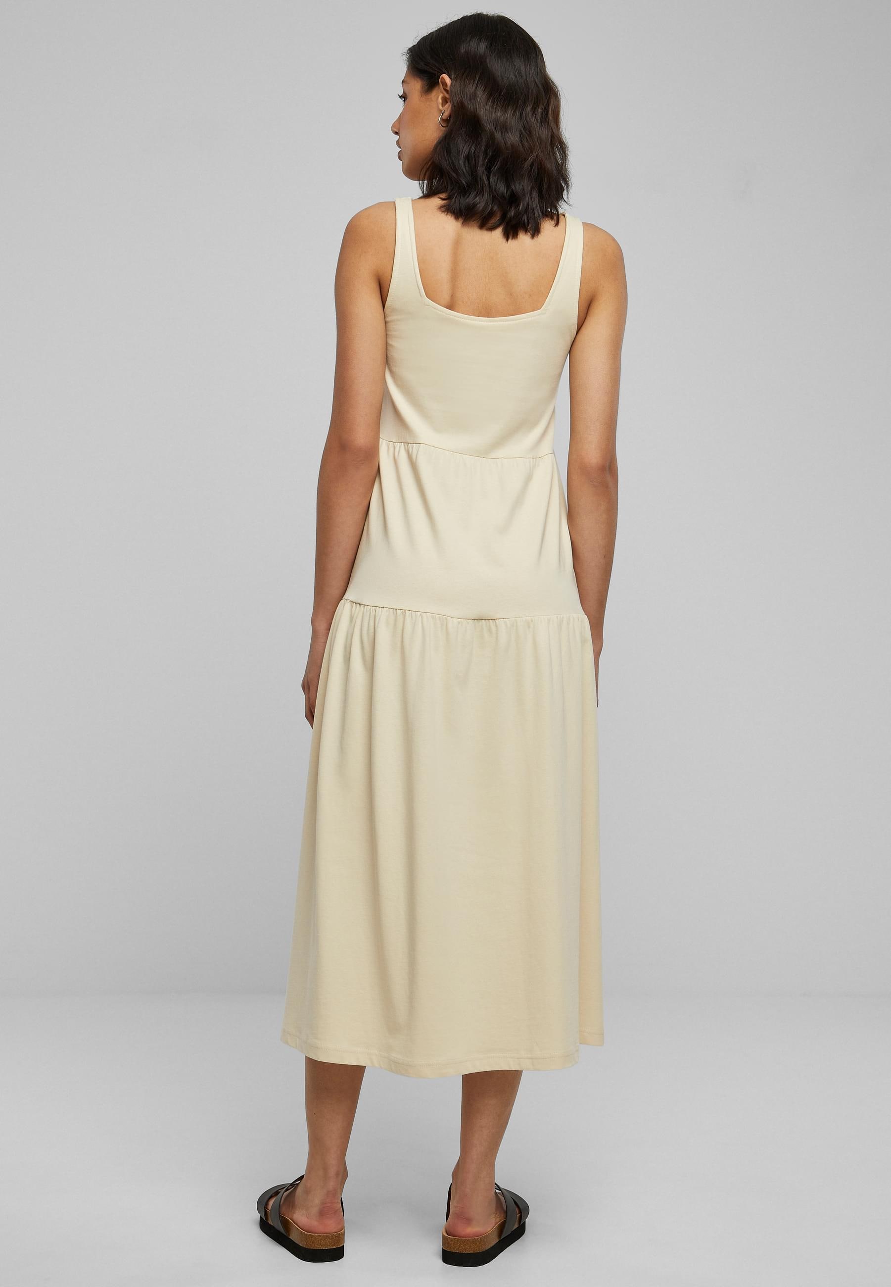 URBAN CLASSICS Shirtkleid »Urban Classics Damen Ladies 7/8 Length Valance Summer Dress«, (1 tlg.)