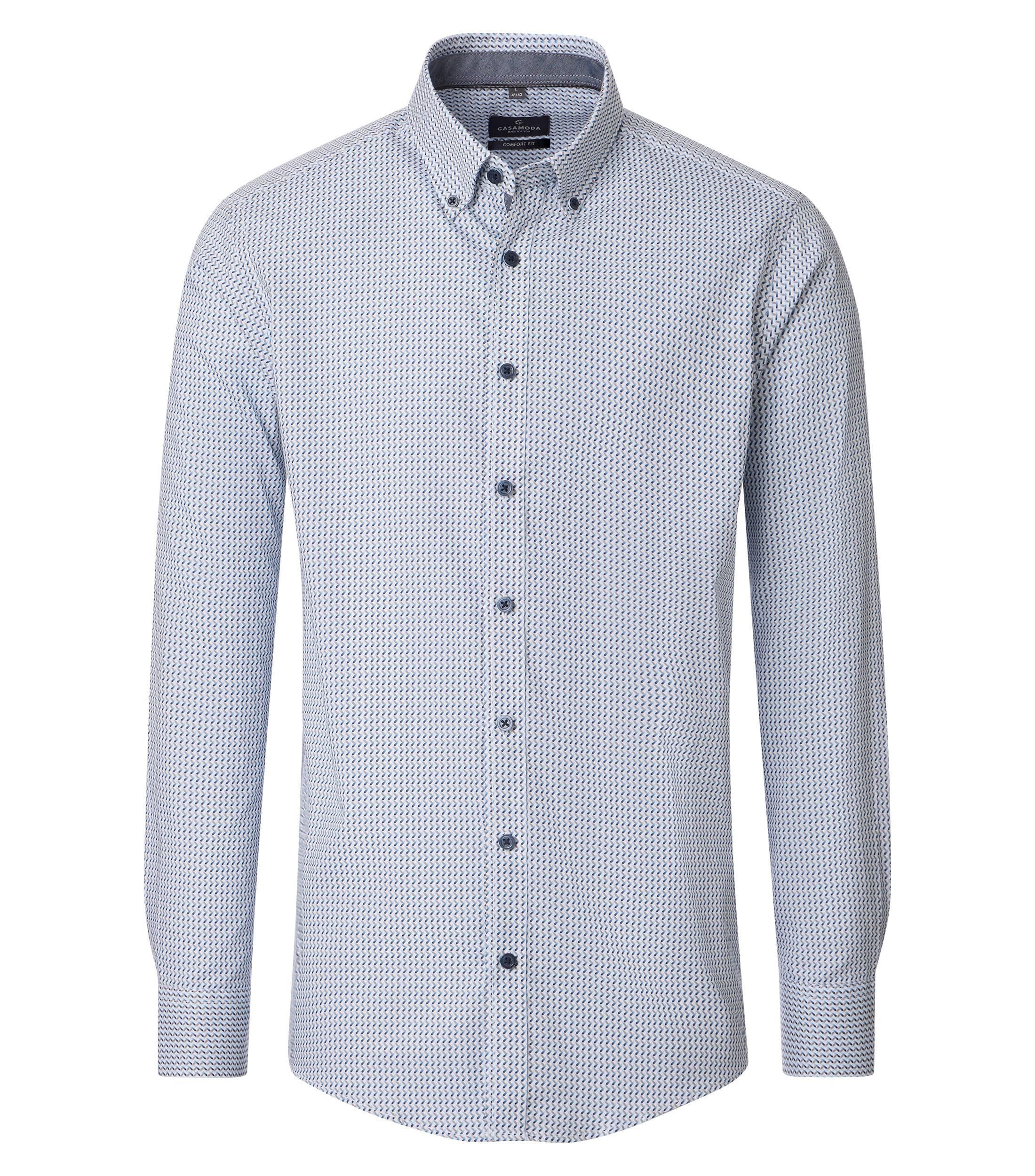 CASAMODA Langarmhemd "CASAMODA Freizeithemd Print" günstig online kaufen