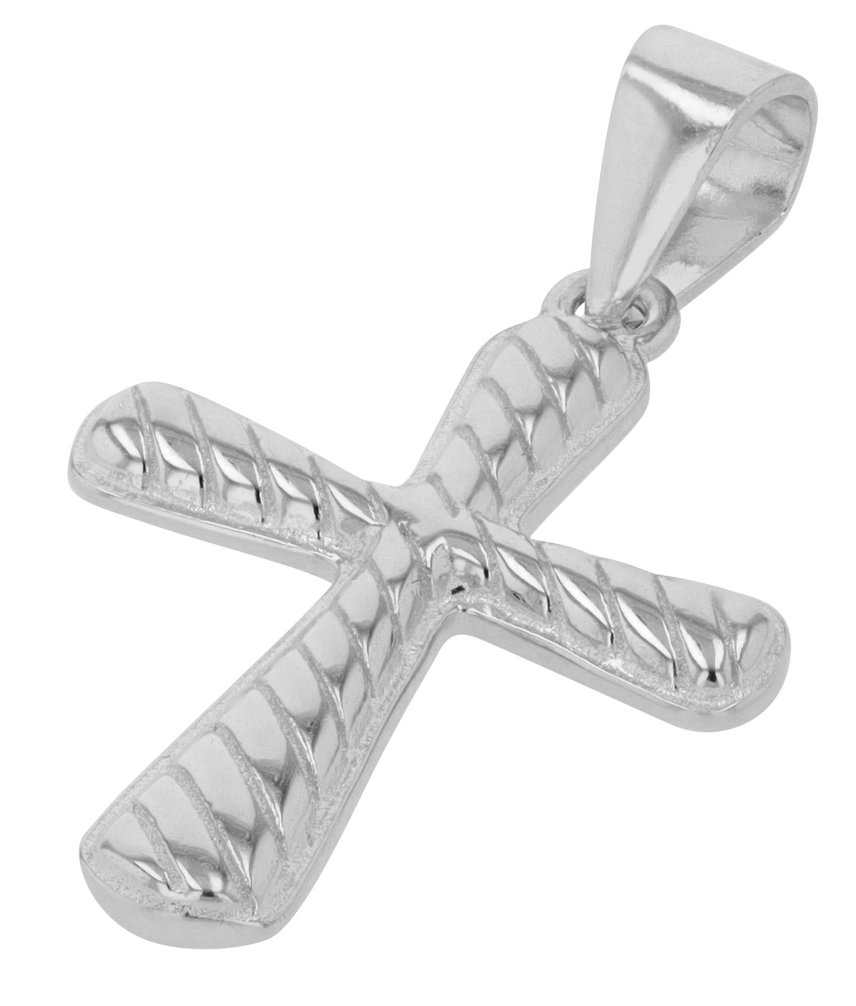 Adelia´s Kettenanhänger »Unisex Anhänger – Kreuz Kreuzanhänger aus 925 Silber«  Eine schöne Geschenkidee für jeden Anlass