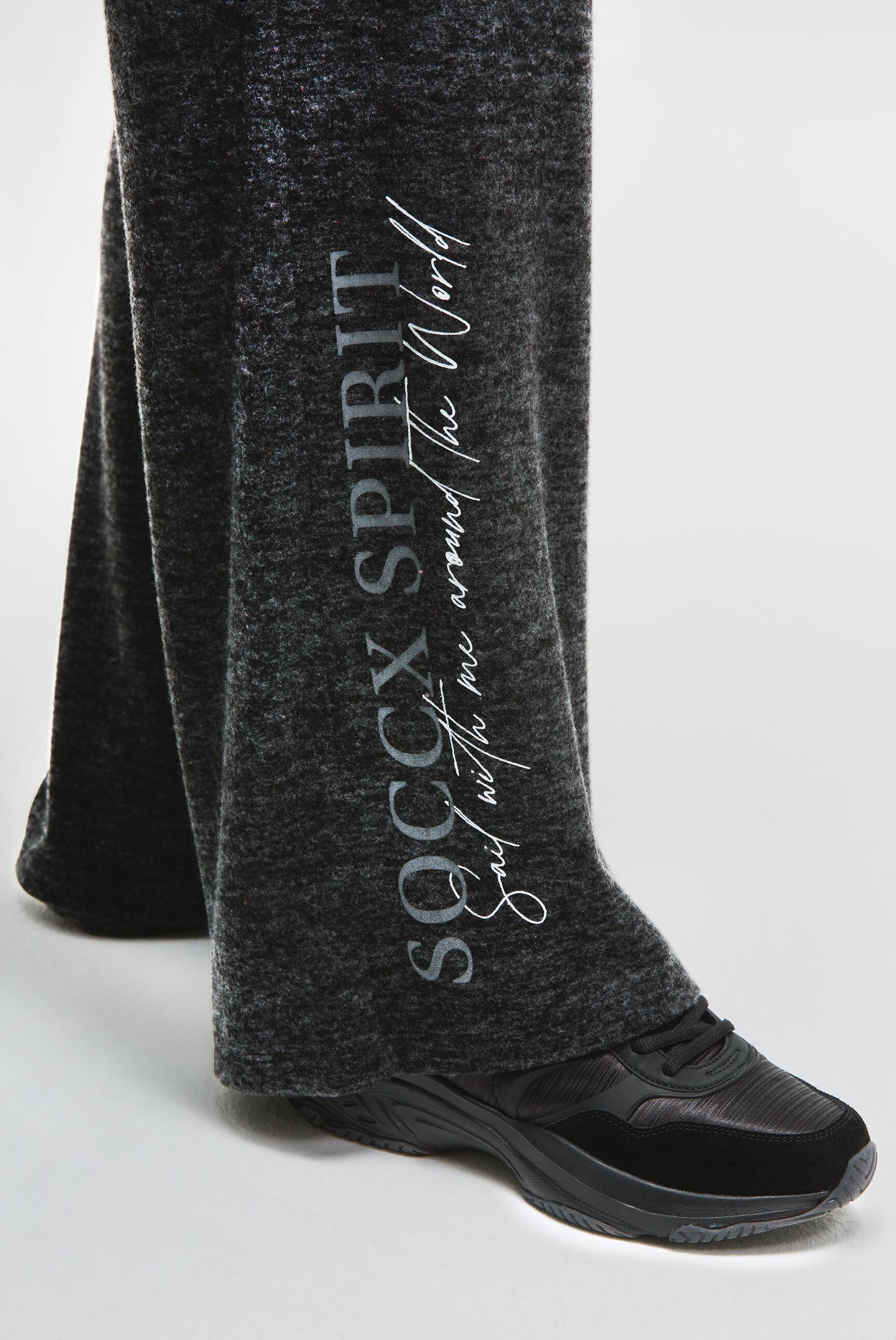 SOCCX Strickhose  mit Elastikbund