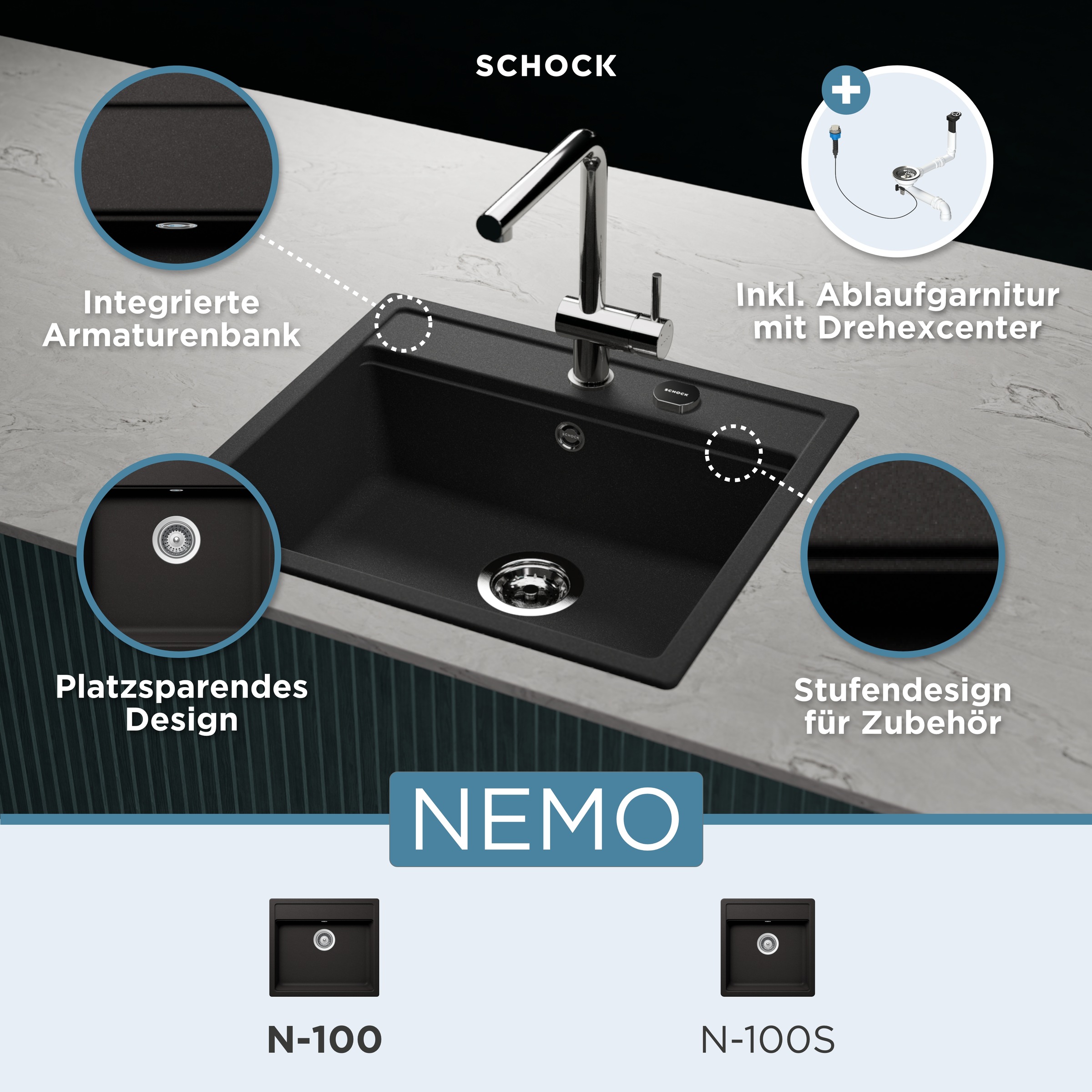 Schock Granitspüle "Oslo"
