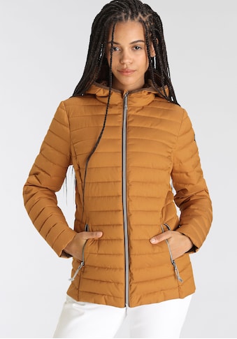 Steppjacke »CAFORA WMN QUILTED JCKT OT-P«, mit Kapuze