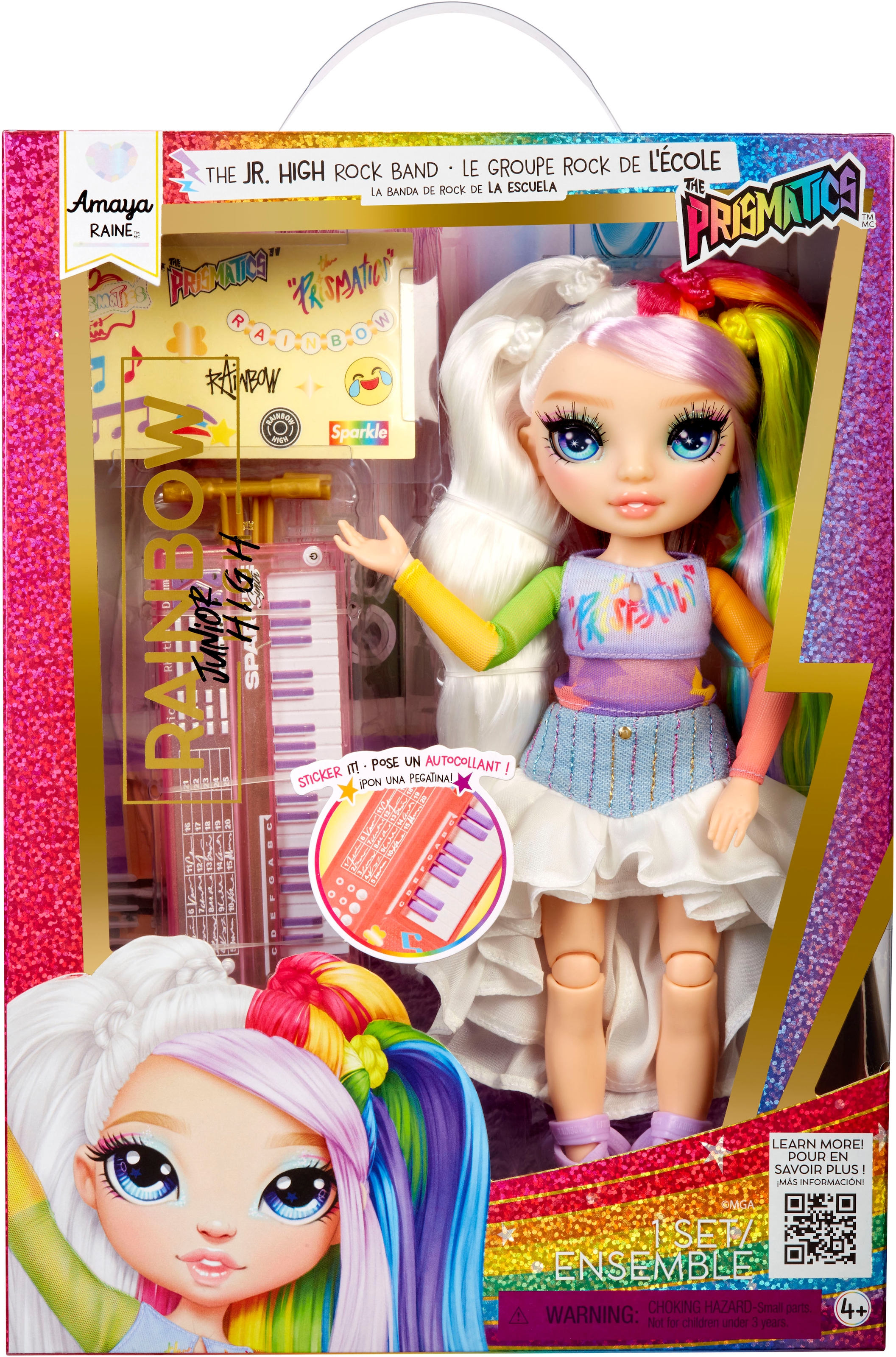 RAINBOW HIGH Anziehpuppe »Jr High Rockband Fashion Dolls -Amaya«