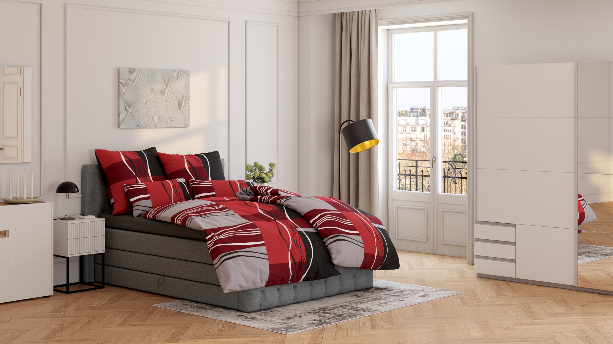 my home Teppich »Salsa« rechteckig 9 mm Höhe mit besonders weichem Flor, Kurzflor, im Vintage-Look, dichte Qualität