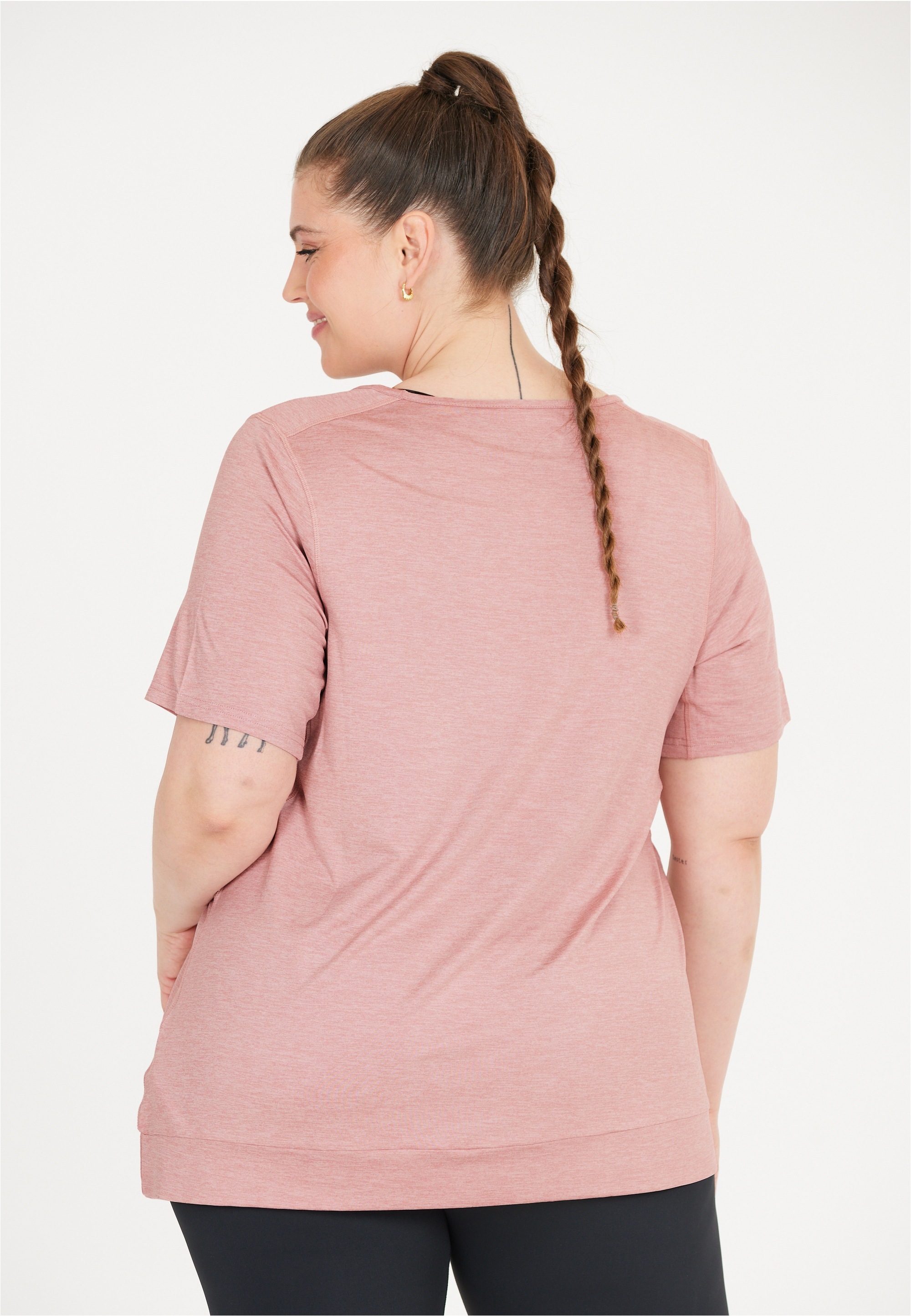 Q by Endurance Funktionsshirt »BREE MELANGE«, (1 tlg.), mit QUICK DRY-Technologie