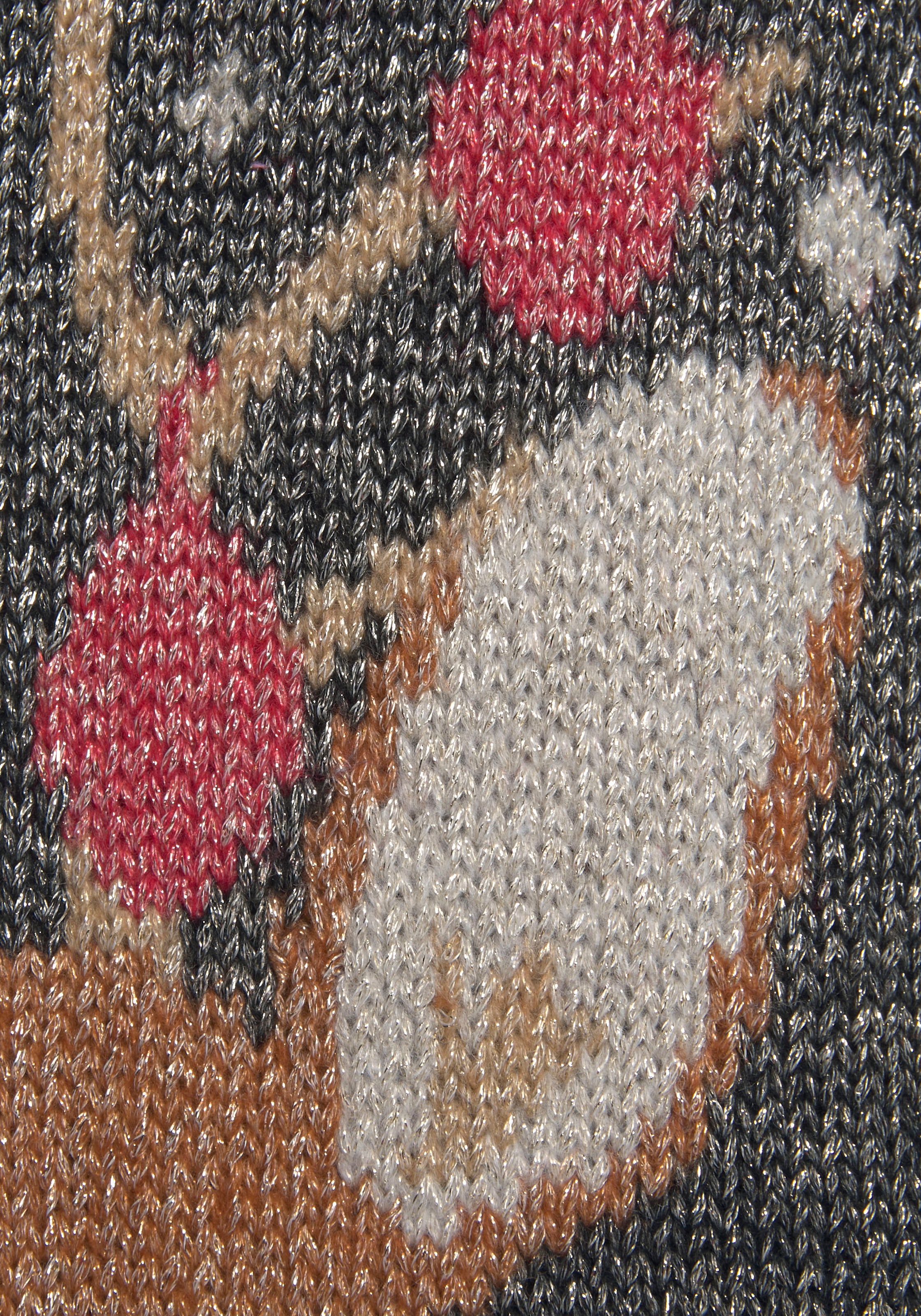 LASCANA Sweater, Weihnachtspullover mit eingestricktem Motiv, Loungewear