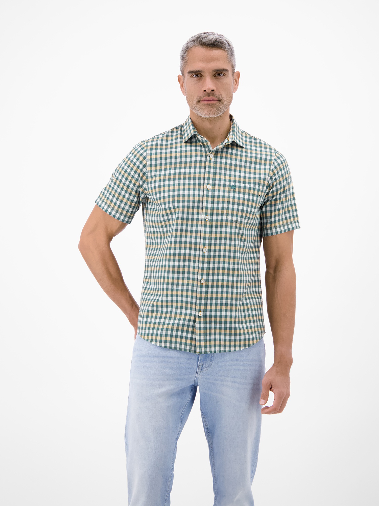 Thumbnail - LERROS Kurzarmhemd "Sportives Halbarmhemd, kariert"