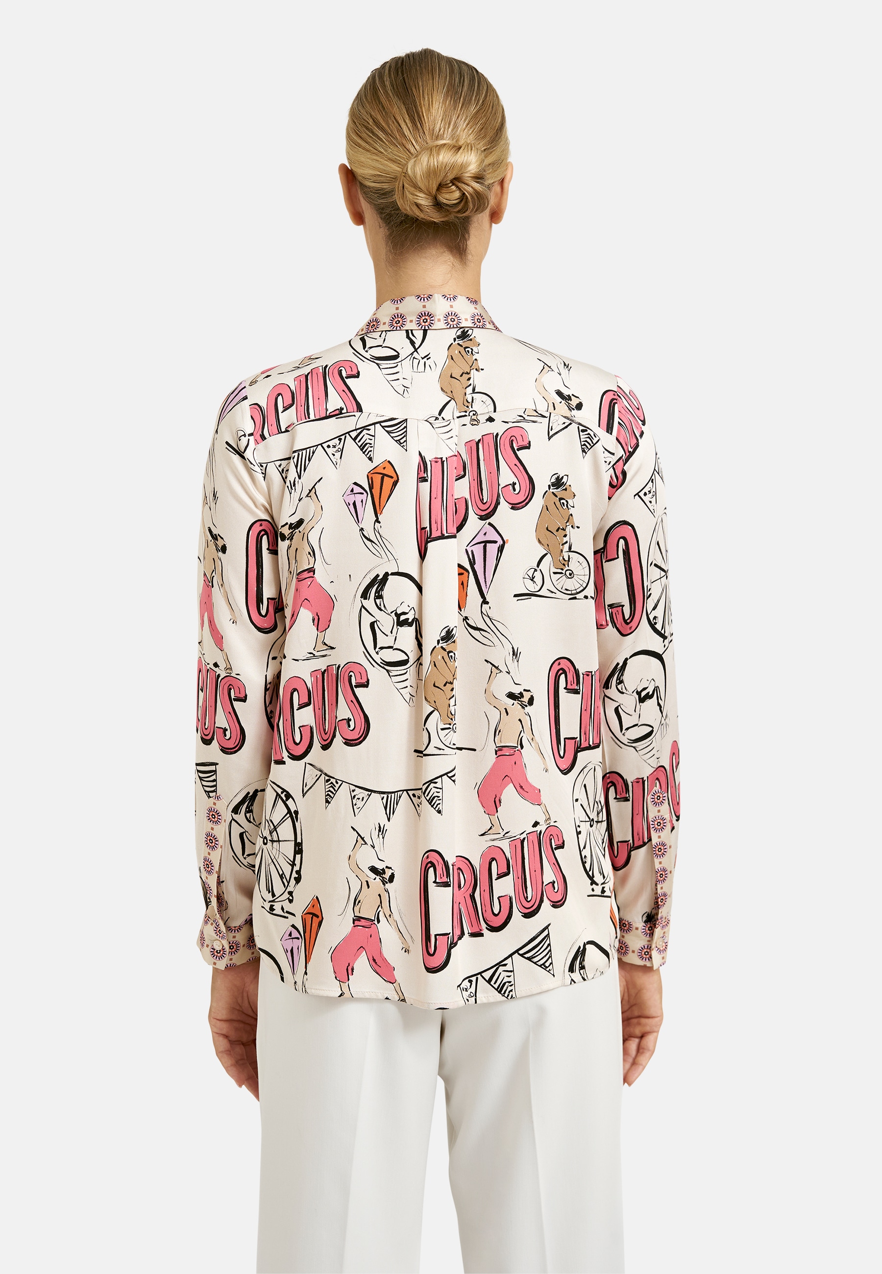 Milano Italy Langarmbluse mit All Over Print