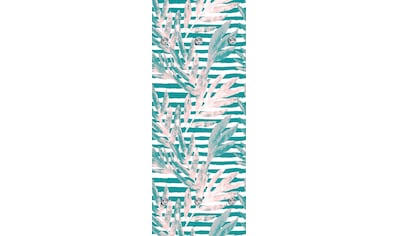 queence Garderobenleiste »Tropisch«, mit 6 Haken, 50 x 120 cm kaufen