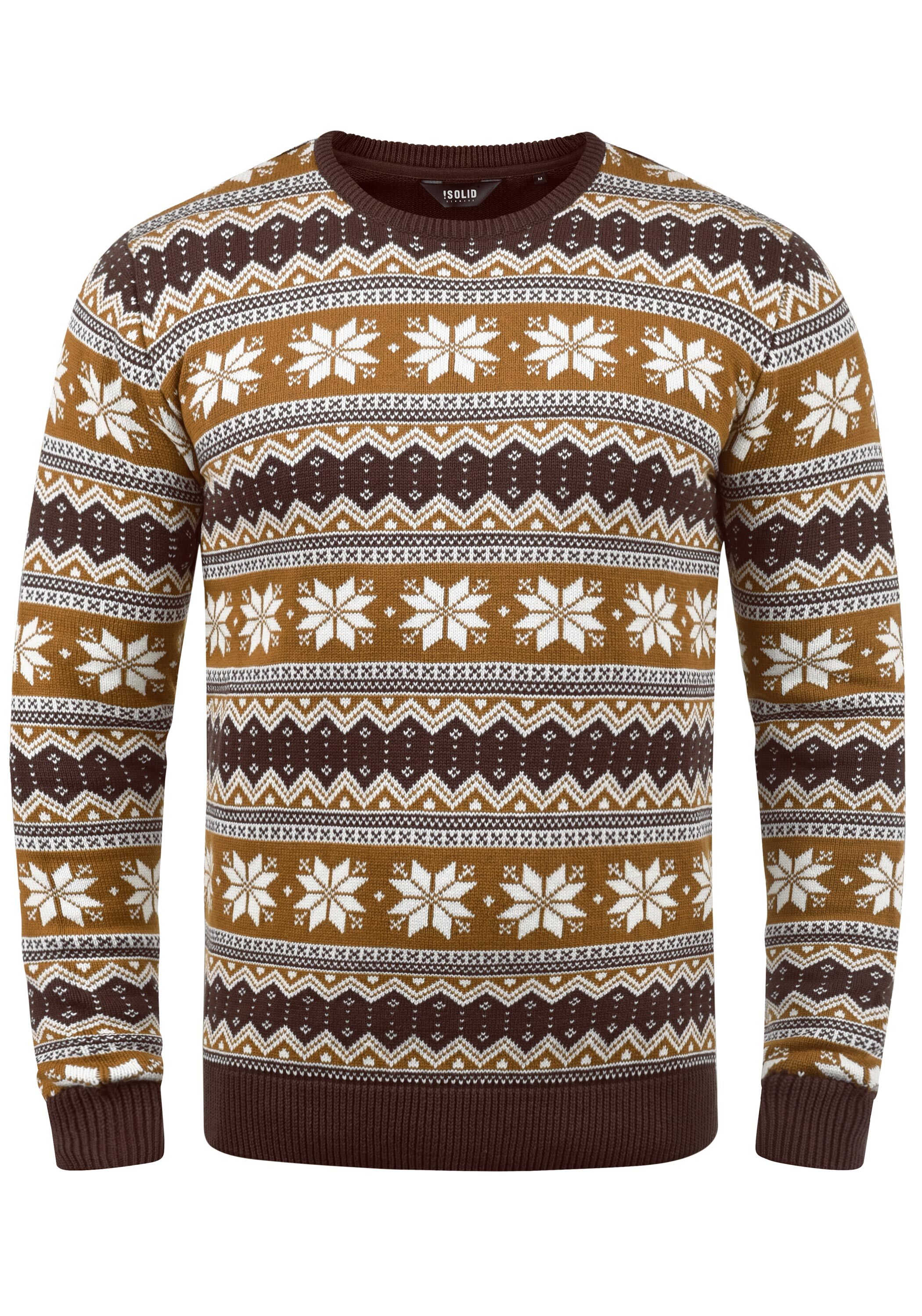 Solid Strickfleece-Pullover "Strickpullover SDWinno"