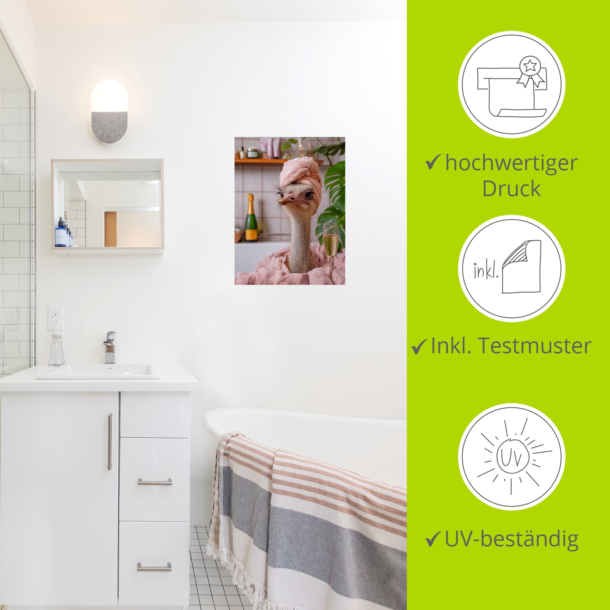 Artland Wandbild »Beauty Day« 1 Stk. tlg. als Alubild, Leinwandbild, Poster, Wandaufkleber in verschied. Größen