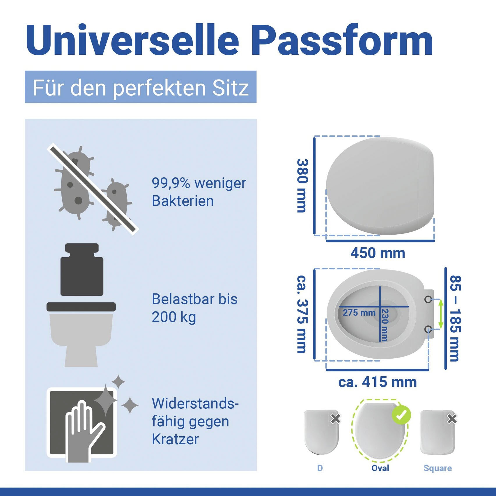 WENKO WC-Sitz »Pop-Art«