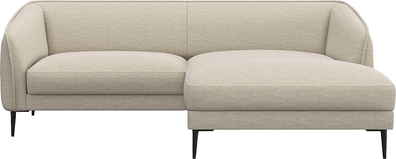 FLEXLUX Ecksofa "Belle Designsofa, bequem durch Kaltschaum im Sitz, OTTOs C günstig online kaufen
