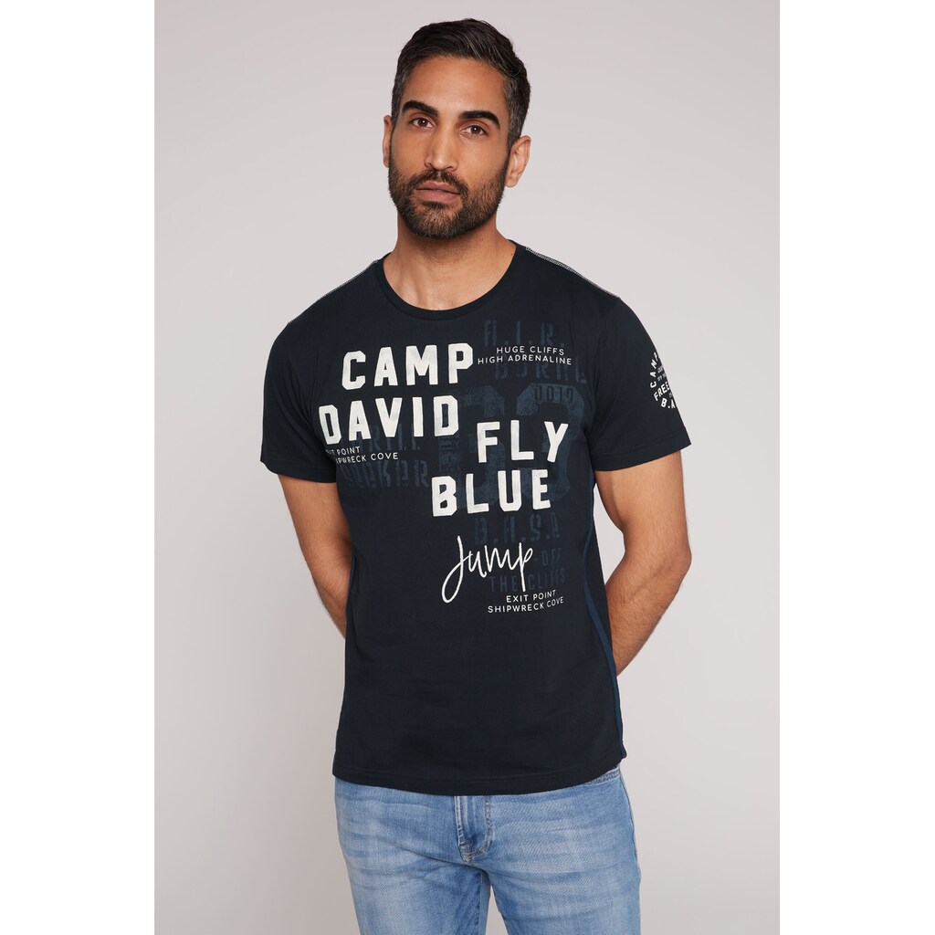 CAMP DAVID Rundhalsshirt