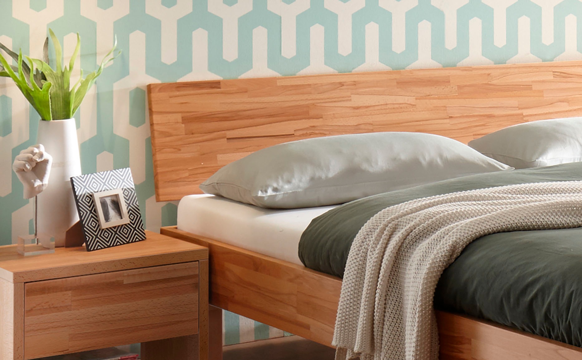 Thumbnail - HASENA Holzbett "Forti" Fußhöhe 20 cm