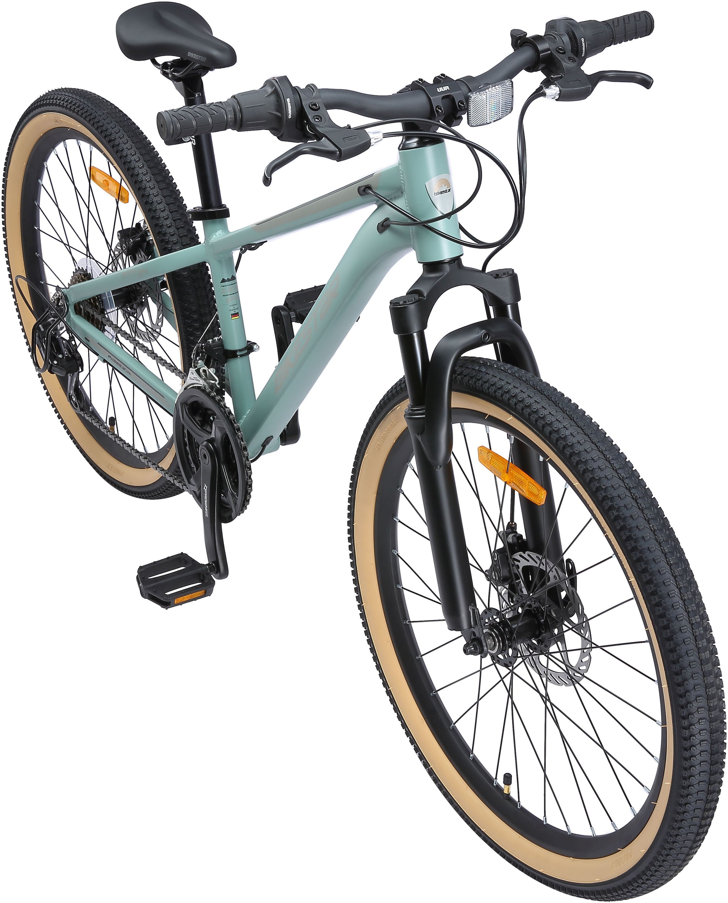 Bikestar Jugendfahrrad, 21 Gang, Shimano, RD-TY21 Schaltwerk, Kettenschaltung