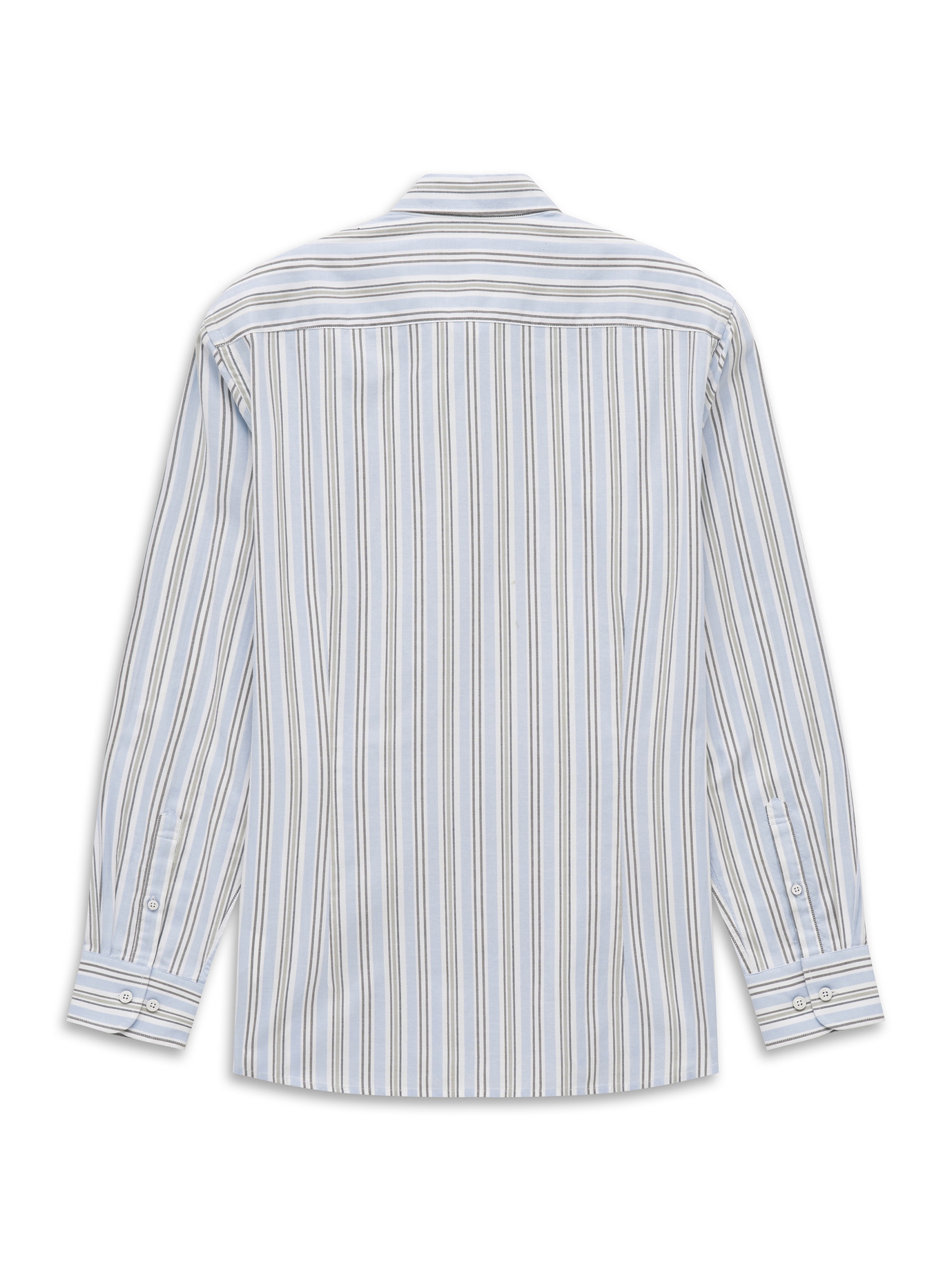 bugatti Langarmhemd »Modern Fit« Modern Fit Oxford Gestreift Button-Down