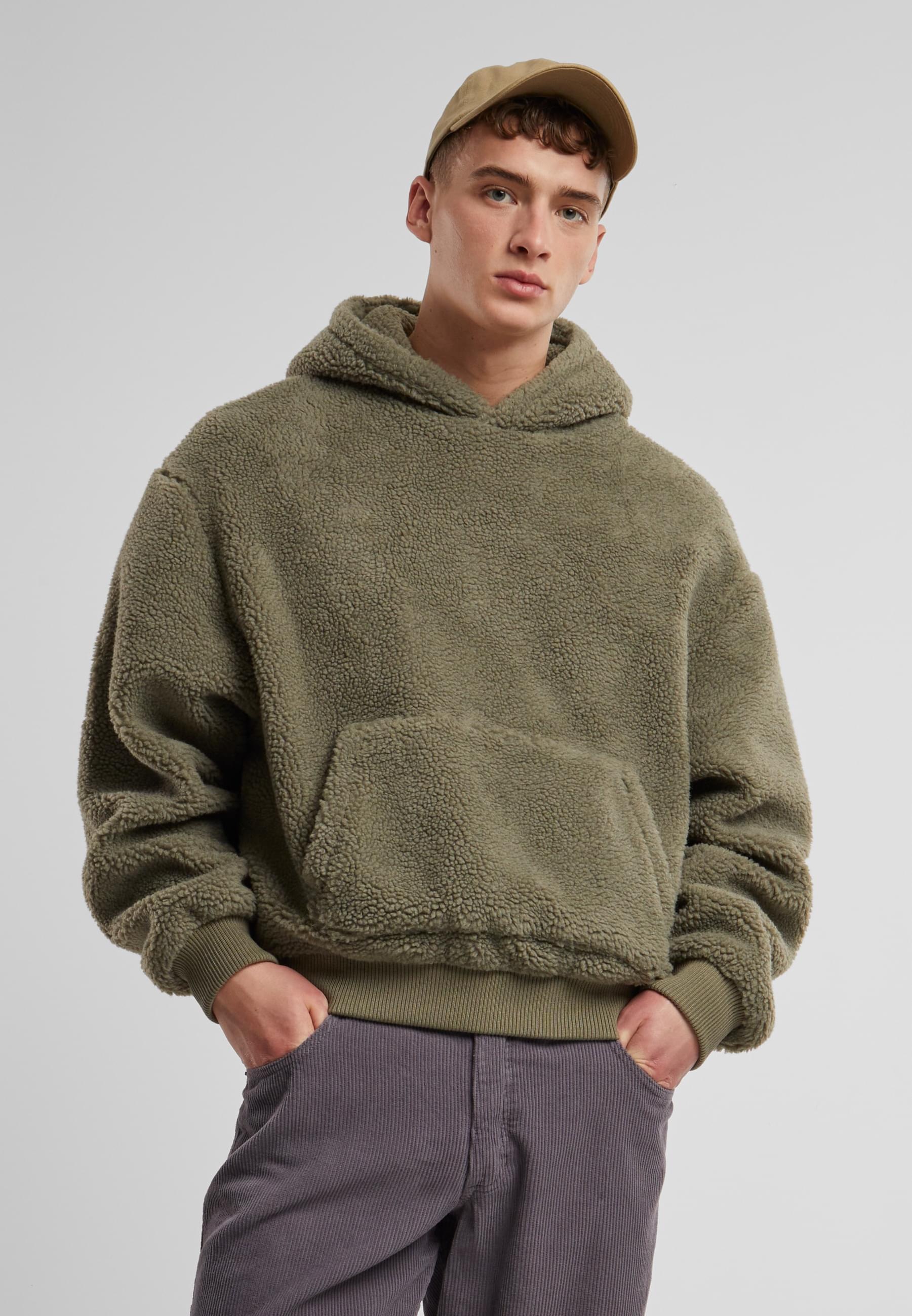 Thumbnail - URBAN CLASSICS Kapuzensweatshirt "Urban Classics Oversized Teddy Hoody", 1 Stk.