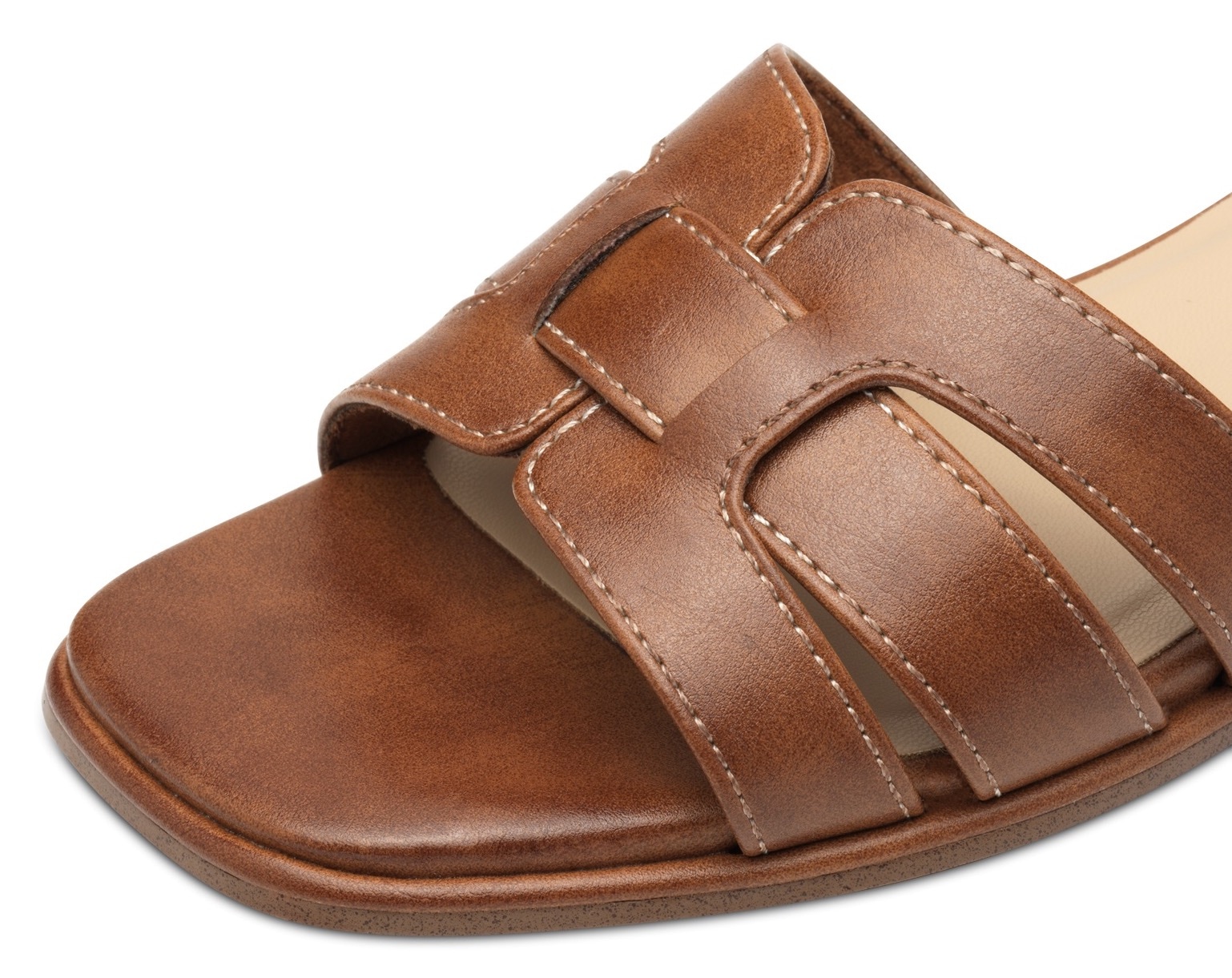 MARCO TOZZI Pantolette, Blockabsatz, Sommerschuh mit Logodrucken