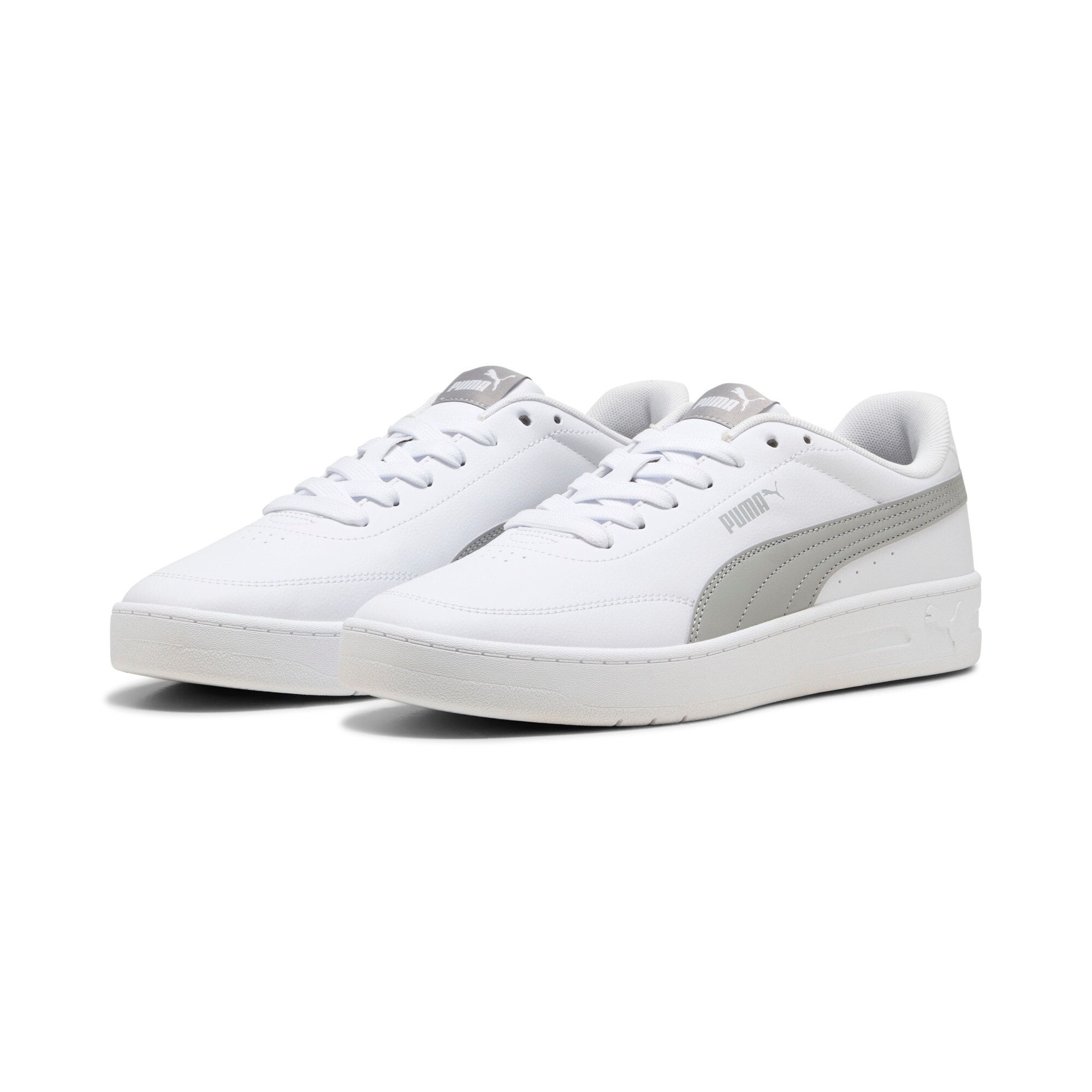 PUMA Sneaker "COURT CLASSIC CLEAN" mit SoftFoam+ Innensohle, mit Synthetik-Obermaterial, mit Schnürung