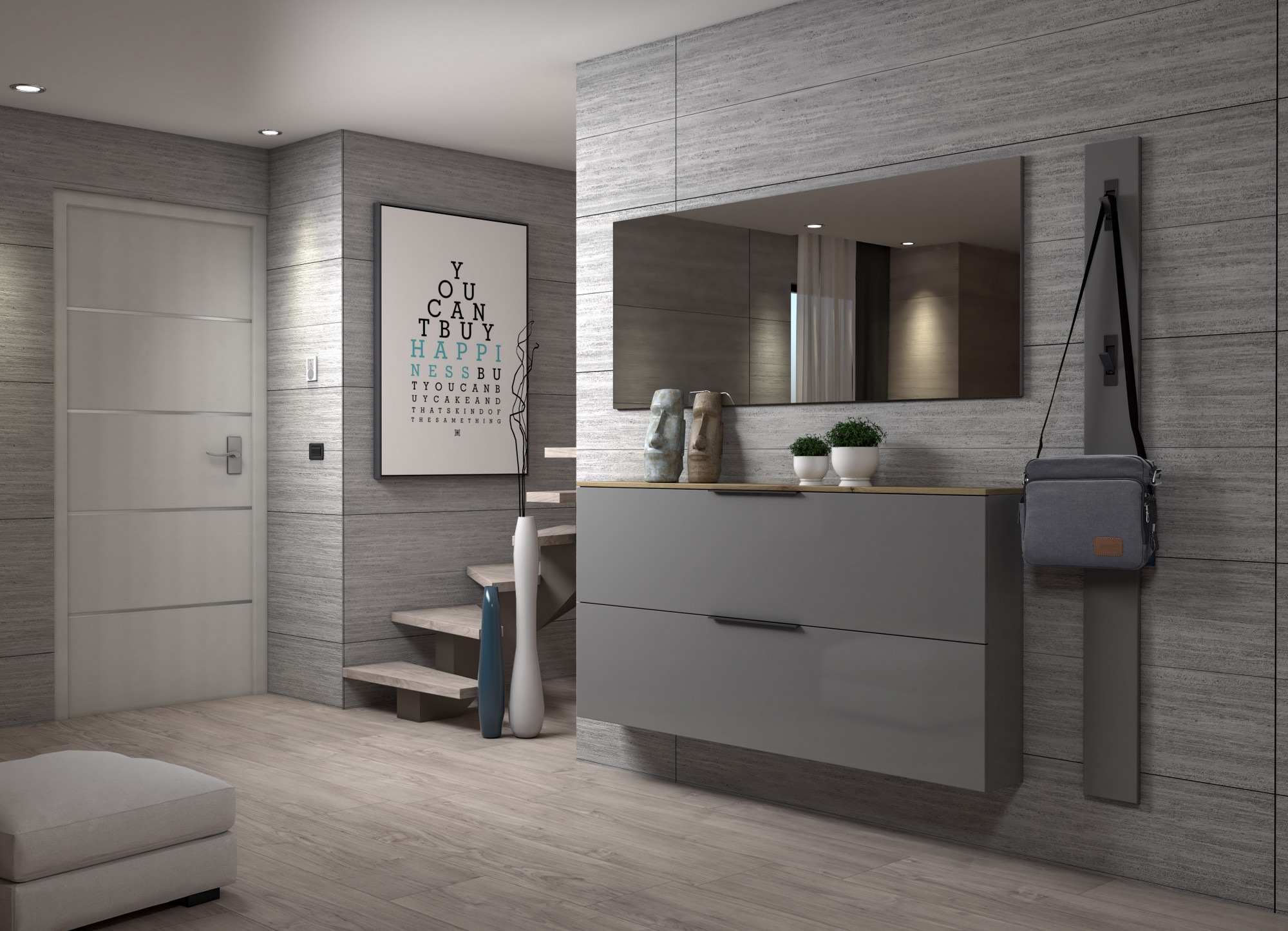 Thumbnail - Home affaire Garderobenspiegel "SPACE, Spiegel ganzflächig, Breite 160 cm, Wandmontage" Garderobenspiegel, Flurspiegel, ...