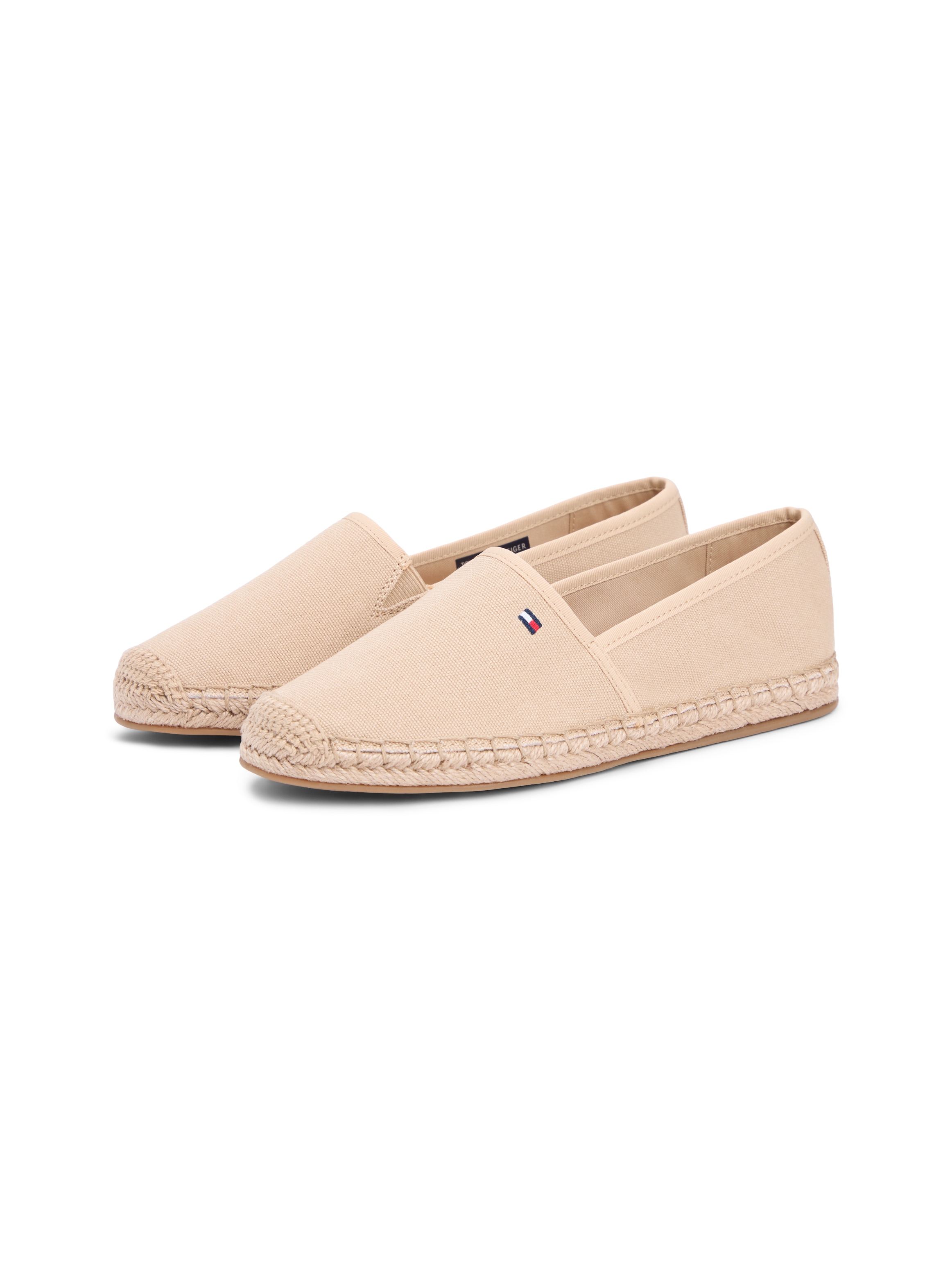 Tommy Hilfiger Espadrille "FLAG CANVAS ESPADRILLE", Slipper, Flats, Bequems günstig online kaufen