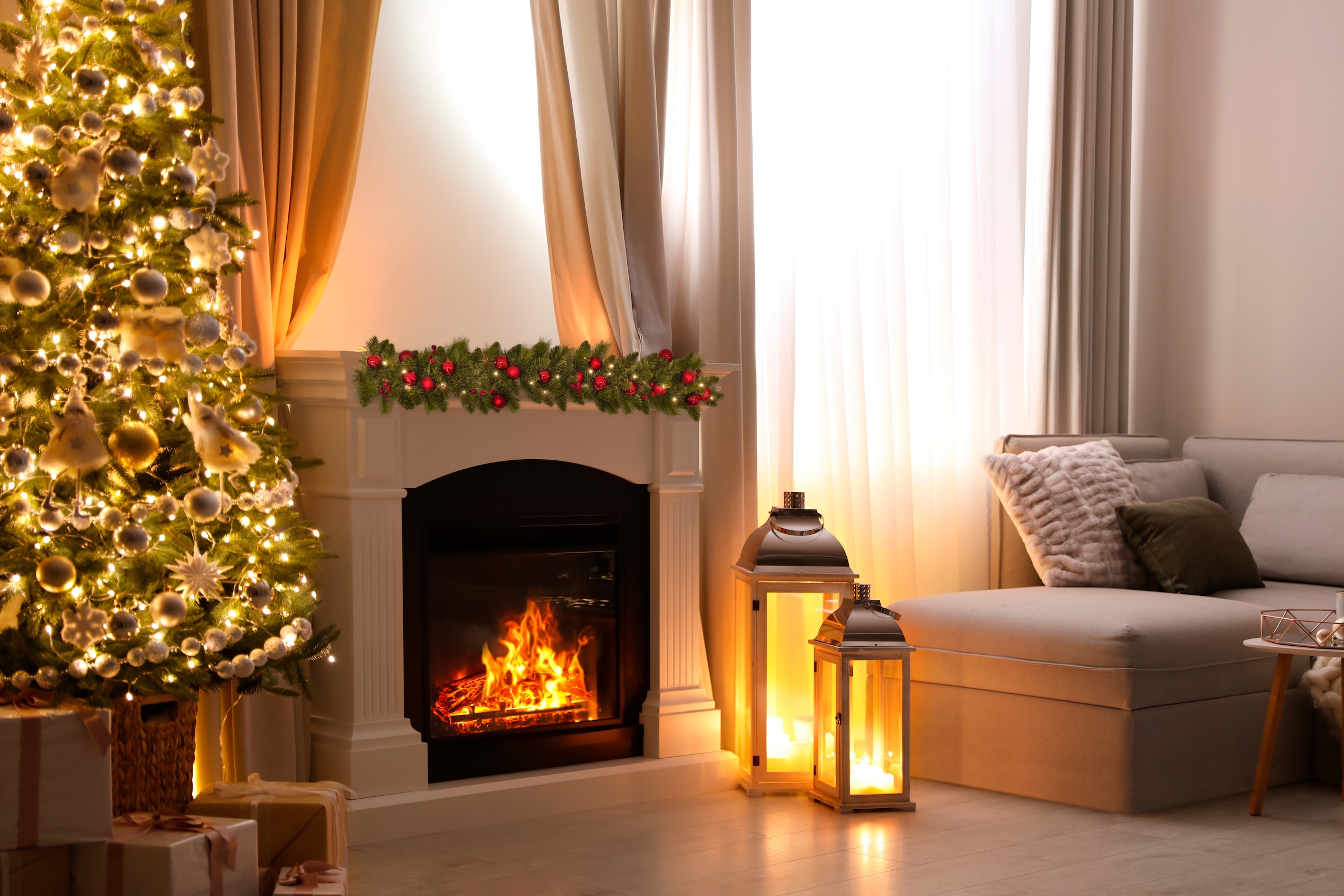 näve LED-Girlande »Noel«