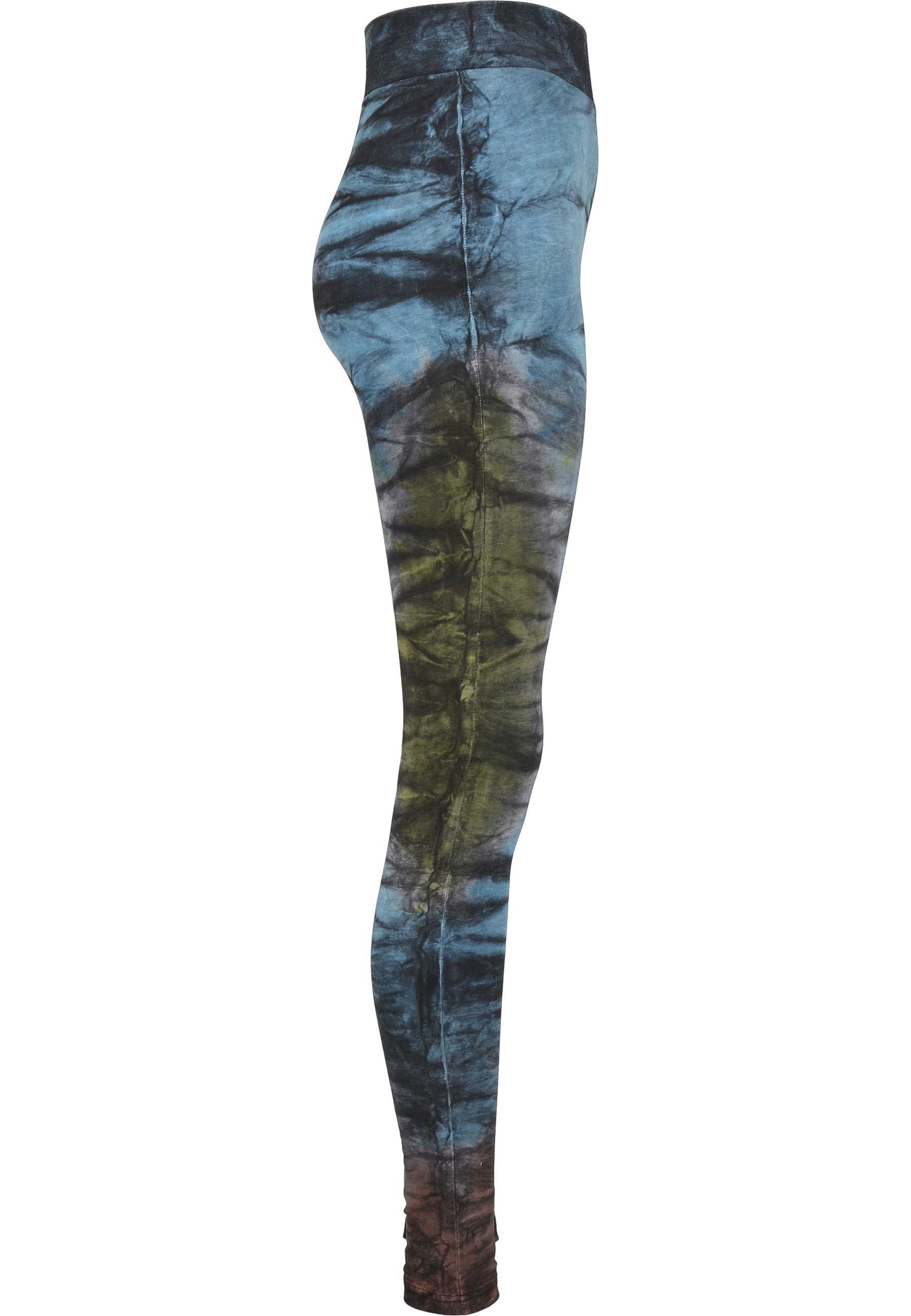 URBAN CLASSICS Leggings »Urban Classics Damen Ladies Cotton Tie Dye High Waist Leggings«