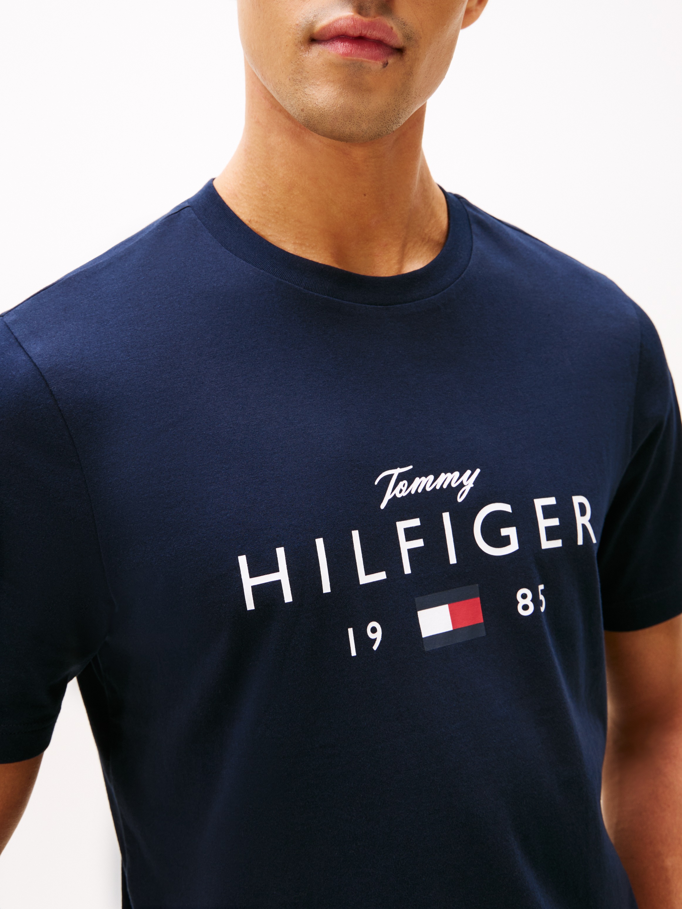 Tommy Hilfiger T-Shirt "BRAND LOVE BIG HILFIGER" regular fit, Rundhals, Jer günstig online kaufen