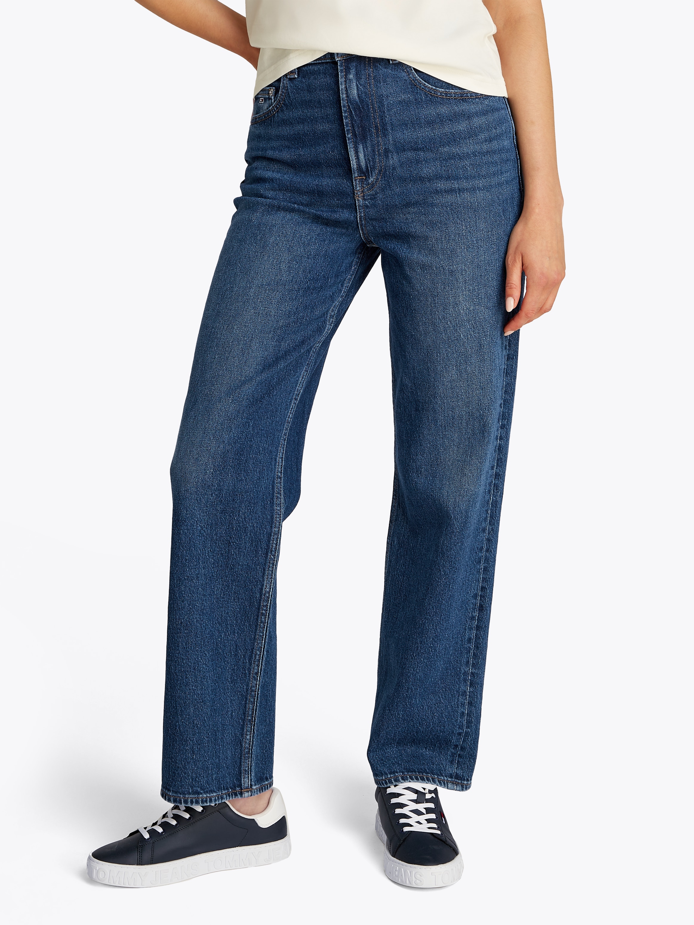 Tommy Jeans Straight-Jeans "LAYLA HR SLIM STR", in Knöchellänge günstig online kaufen