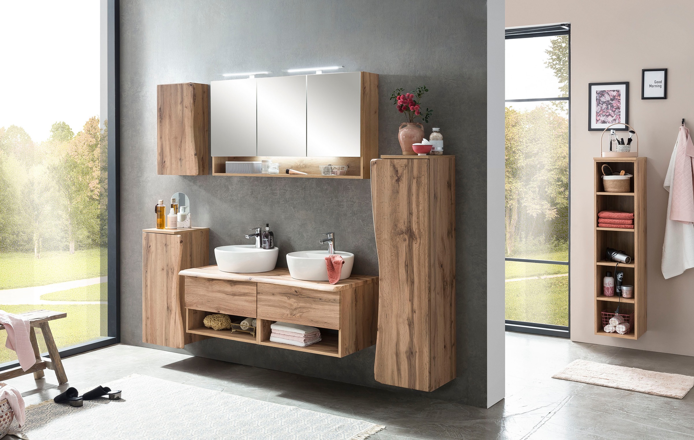 welltime Spiegelschrank »Stubach«, Breite 120 cm