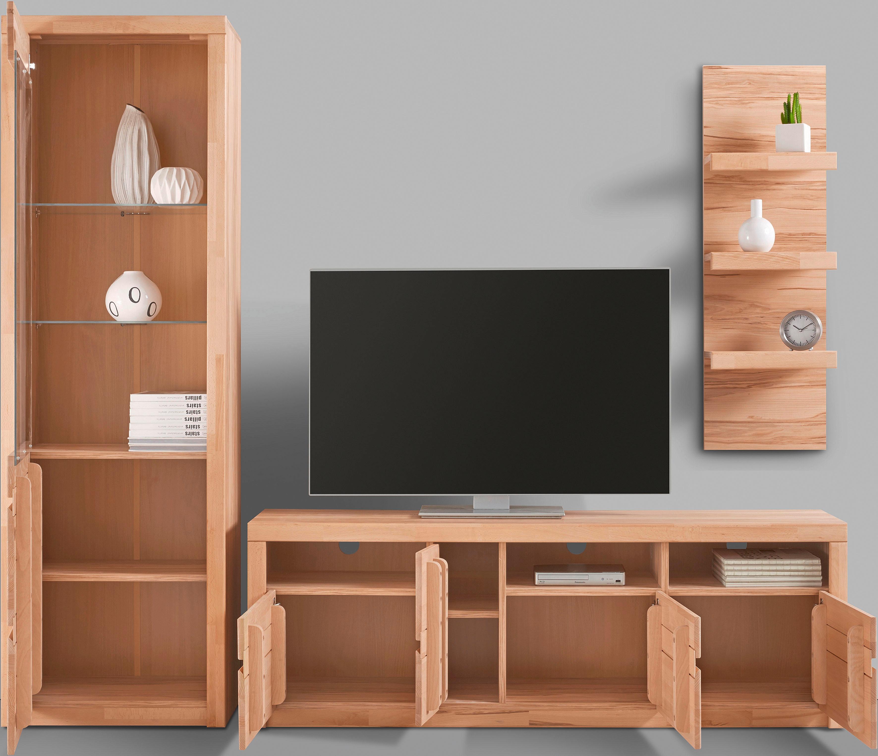 Thumbnail - Home affaire Wohnwand "Silkeborg", (Set, 3 St.), teilmassives Holz
