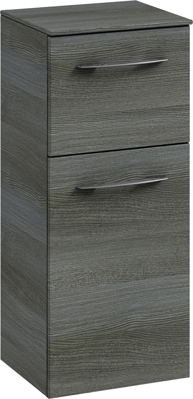 Saphir Badmöbel-Set »Cassca Sprint 4-teilig Mineralmarmor-Waschtisch mit LED-Spiegelschrank«, (5 St.), Midischrank, Unterschrank, inkl. Türdämpfer, 7 Türen, 5 Schubladen