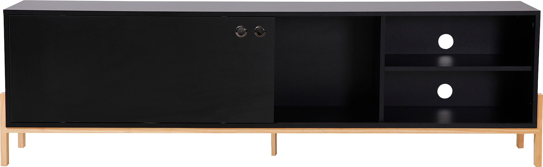 Möbilia Lowboard "Melia" Kommode mit Kabeldurchführungen günstig online kaufen