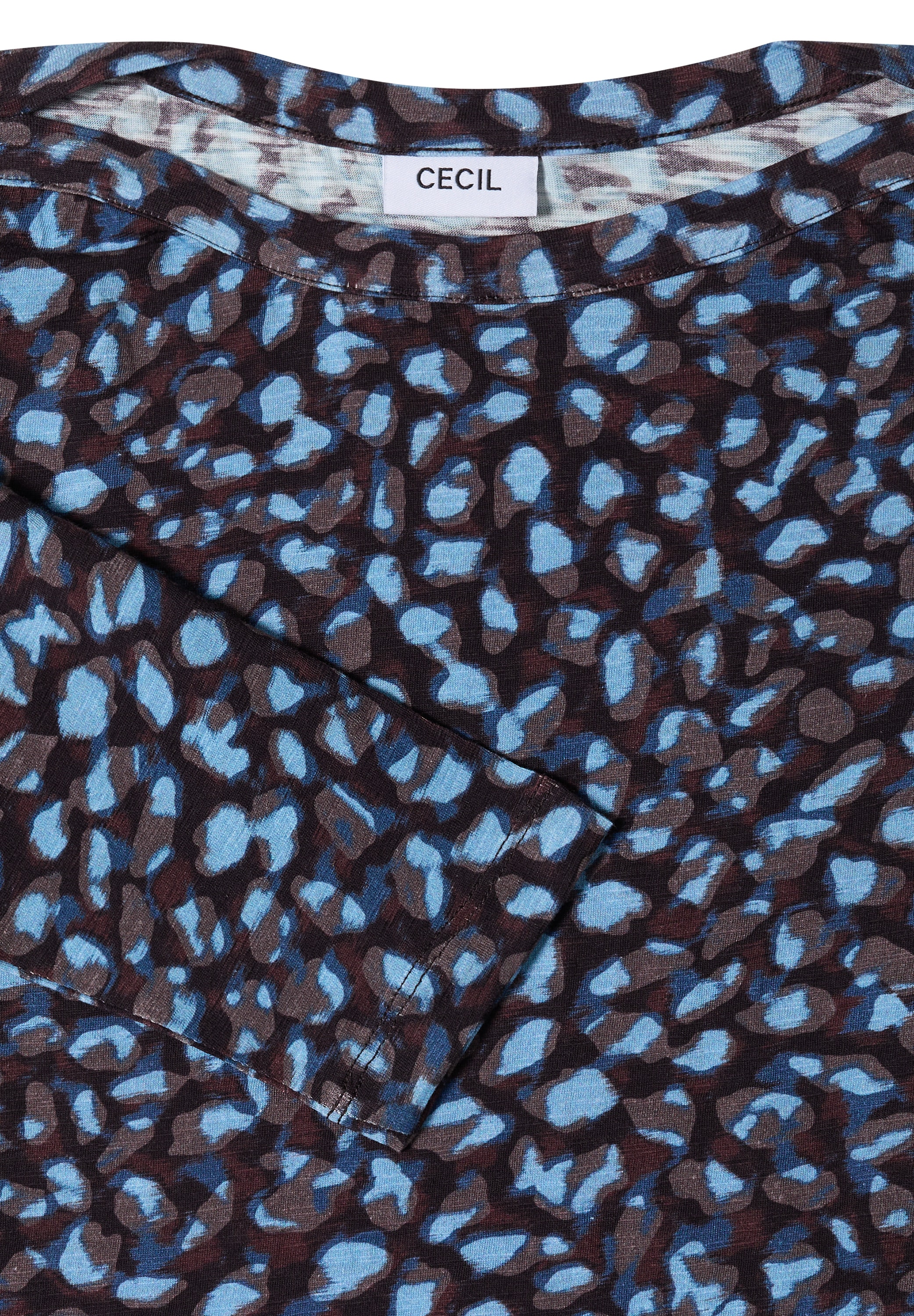 Cecil Langarmshirt aus reiner Baumwolle