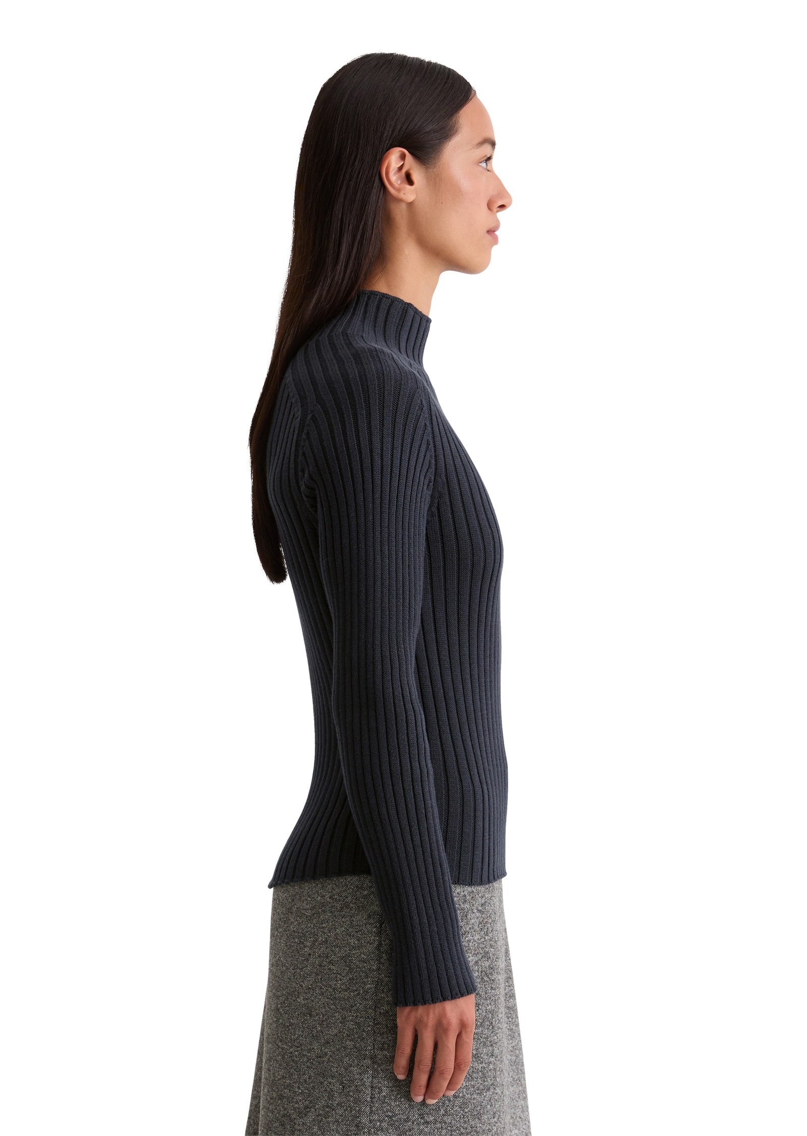 Marc O'Polo Stehkragenpullover »aus Heavy Weight Cotton«