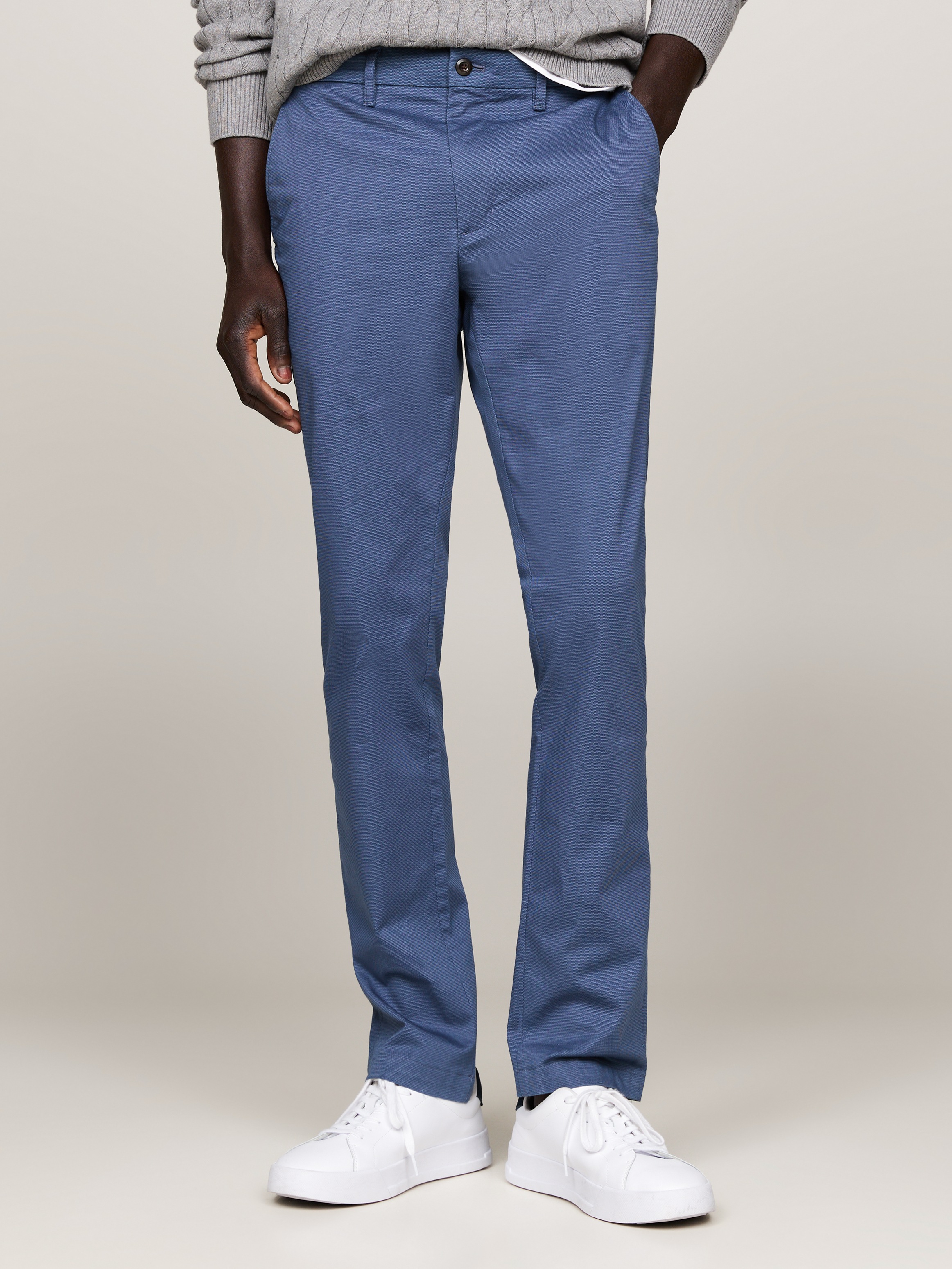 Tommy Hilfiger Chinohose »CHINO BLEECKER PRINTED STRUCTURE«