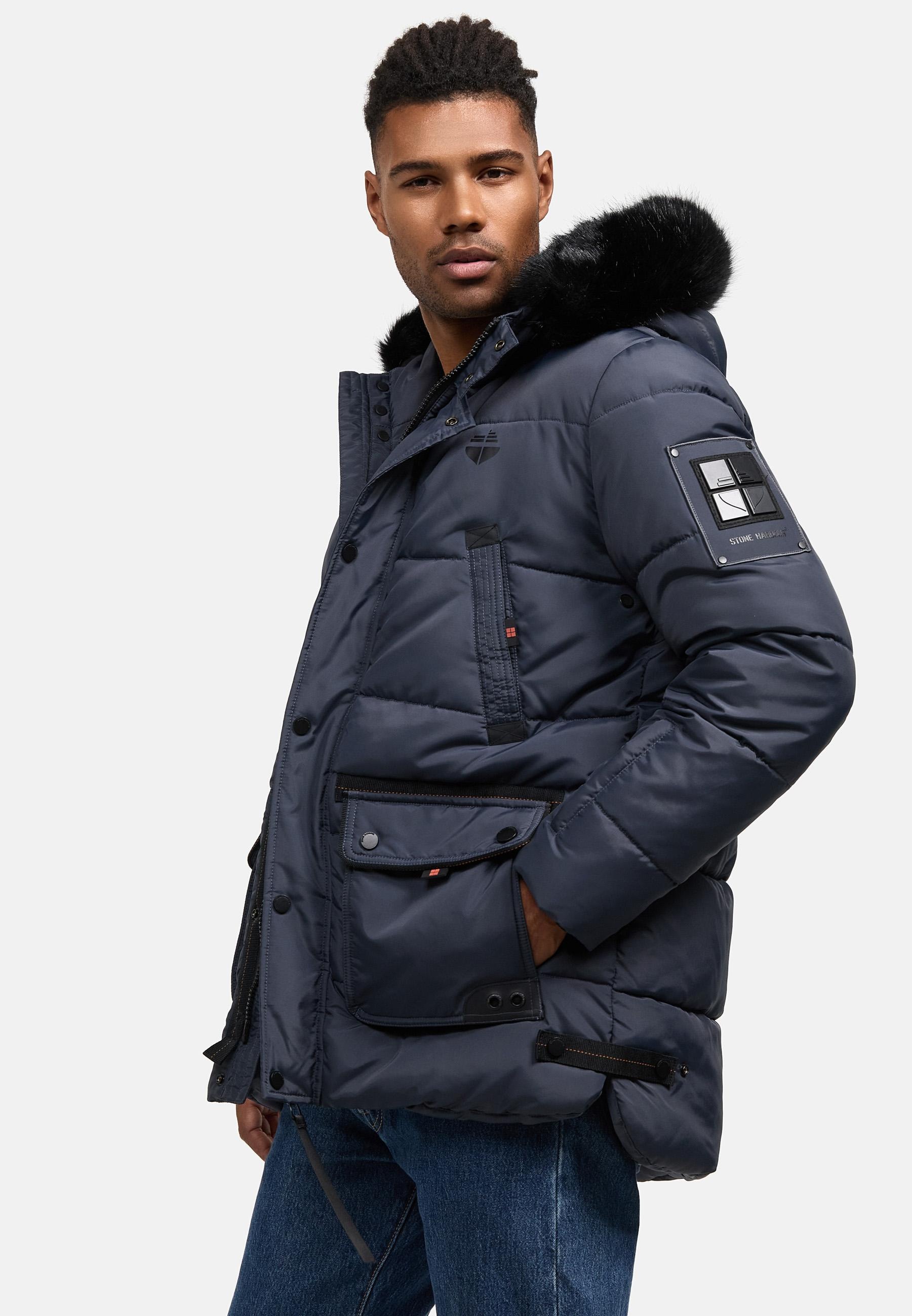 Stone Harbour Steppjacke »Mironoo«, mit Kapuze, stylische Outdoorjacke mit großer Kapuze