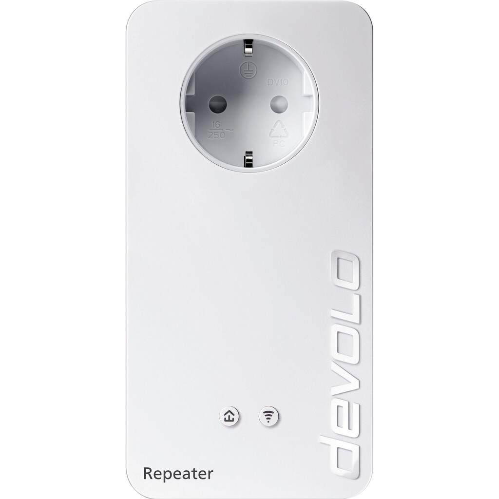 DEVOLO WLAN-Repeater »WIFI Repeater+ ac (1200Mbit, 2x LAN, Access Point, Dual WLAN)«, (1 St.)