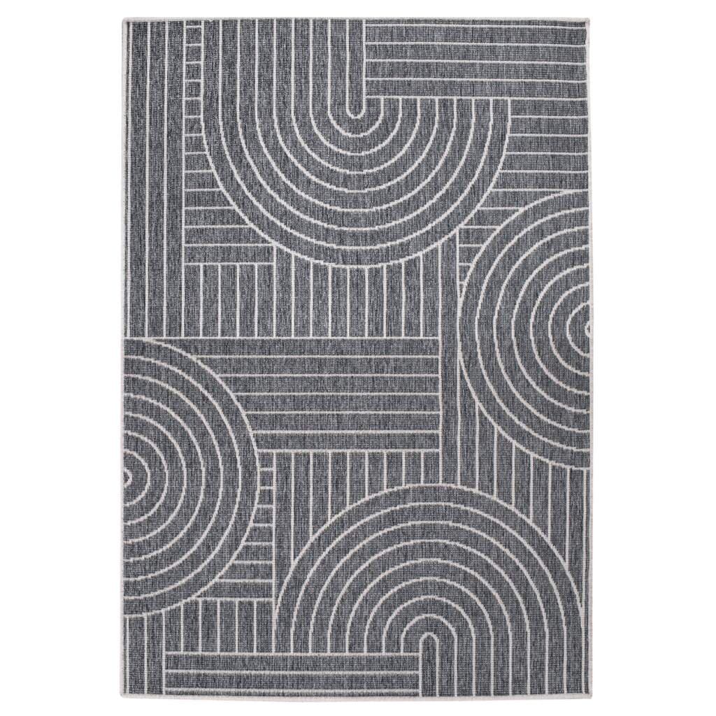 Carpet City Outdoorteppich »DUO RUG 5842«, rechteckig, Wendeteppich Wetterfest In- & Outdoor, Balkon, Terrasse, Wohnzimmer