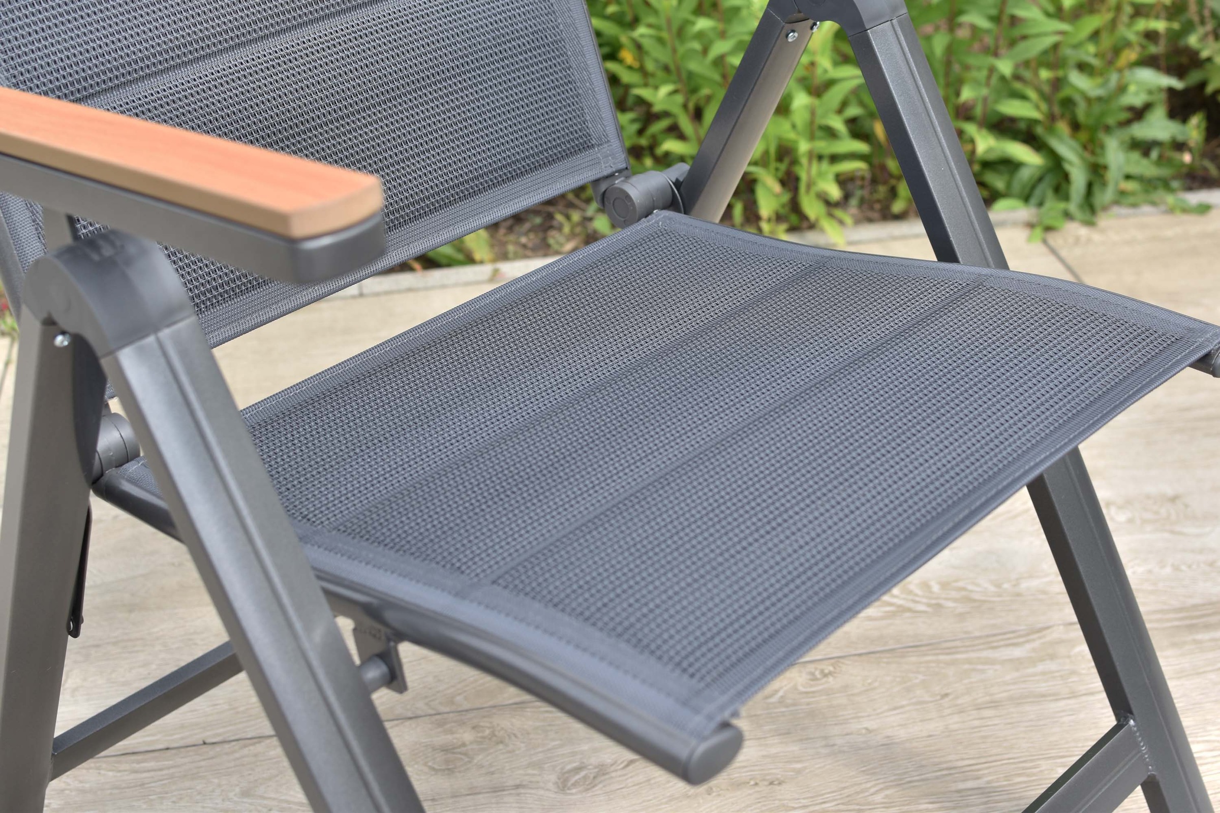 MERXX Gartensessel »Toledo« 1 Stk. tlg. schnelltrocknende Textilbespannung, Armlehnen aus Kunststoff