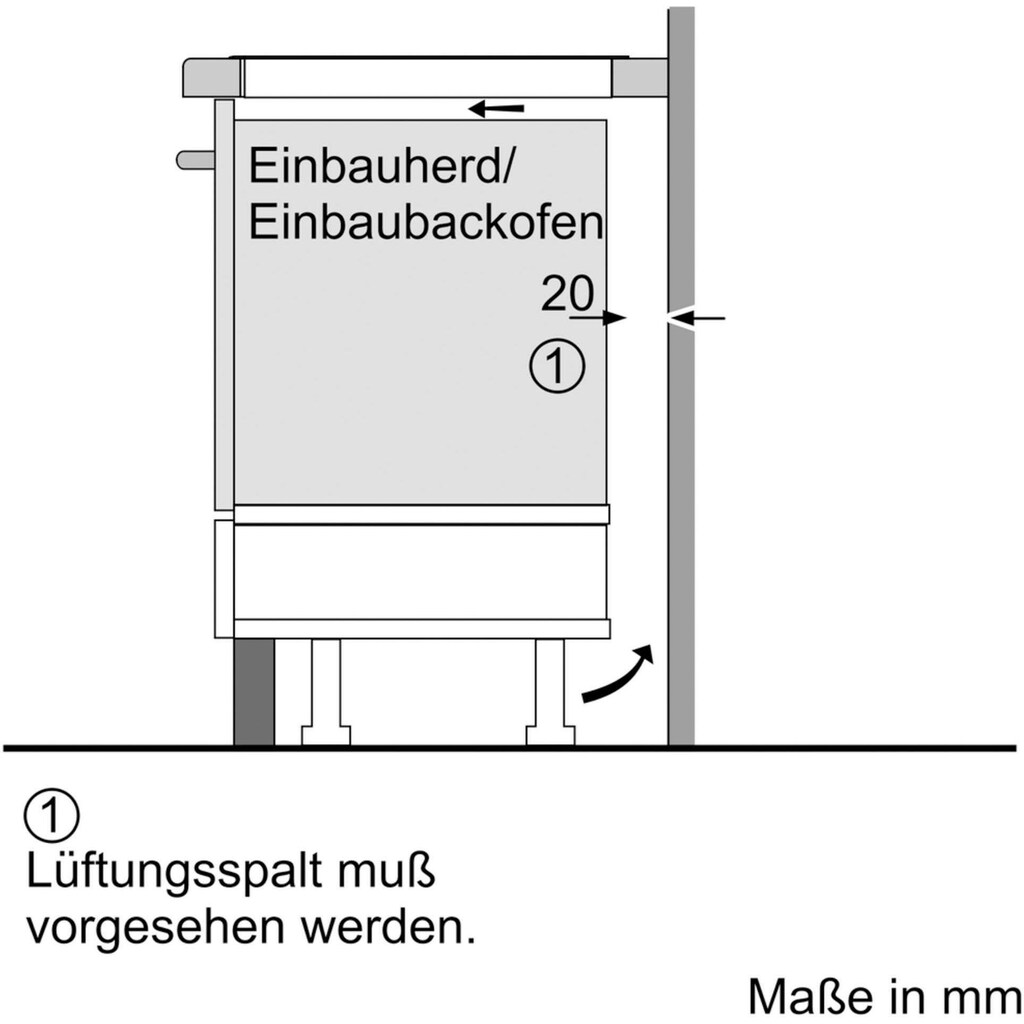 NEFF Backofen-Set »XB16I«, B1DCA0AN0, mit Teleskopauszug nachrüstbar