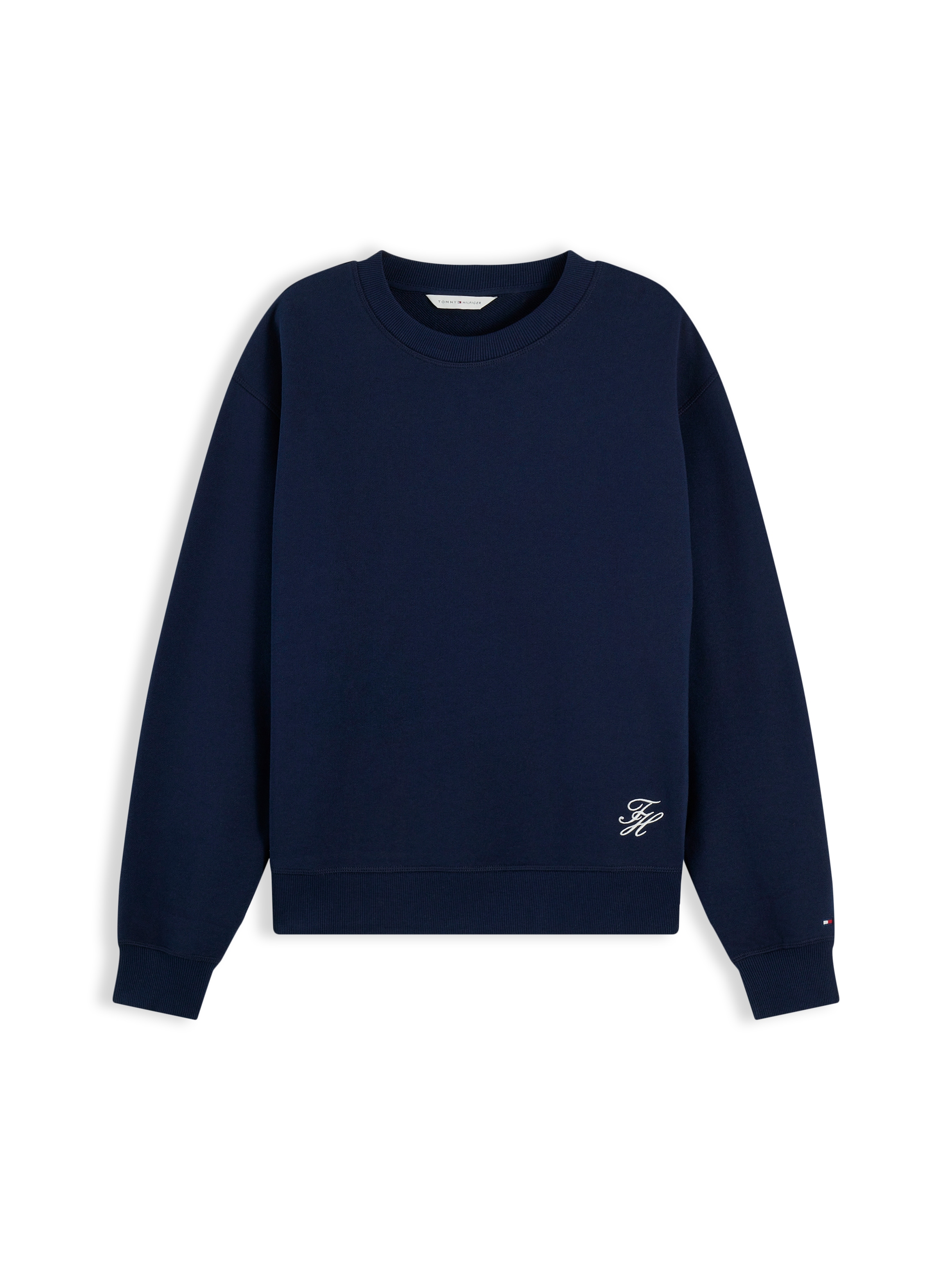 Tommy Hilfiger Sweatshirt »SCRIPT TERRY MDRN C-NK SWTSHIRT«, Baumwolle
