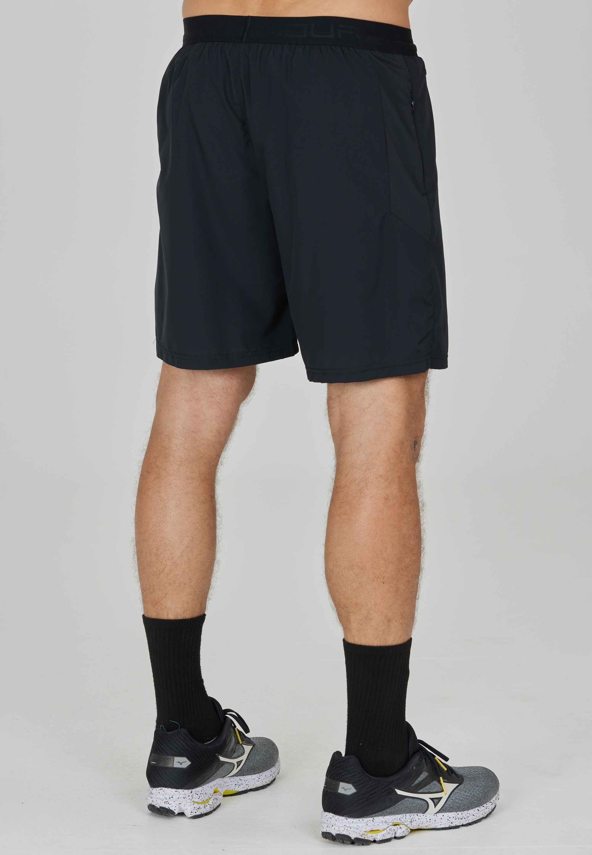 Shorts ENDURANCE "Cobus", Herren, Gr. XXL, EURO-Größen, schwarz, 100% Polyester, unifarben, kurz, Hosen Shorts, mit Quick Dry-Technologie 3