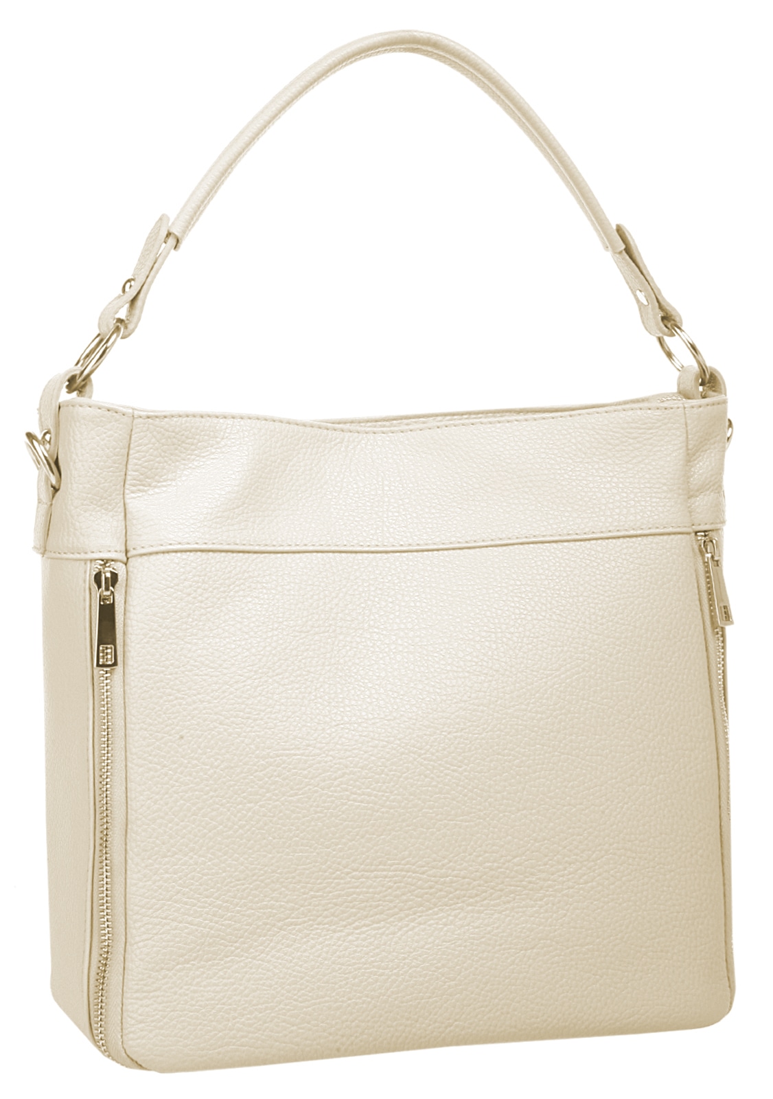 Cluty Henkeltasche echt Leder, Made in Italy