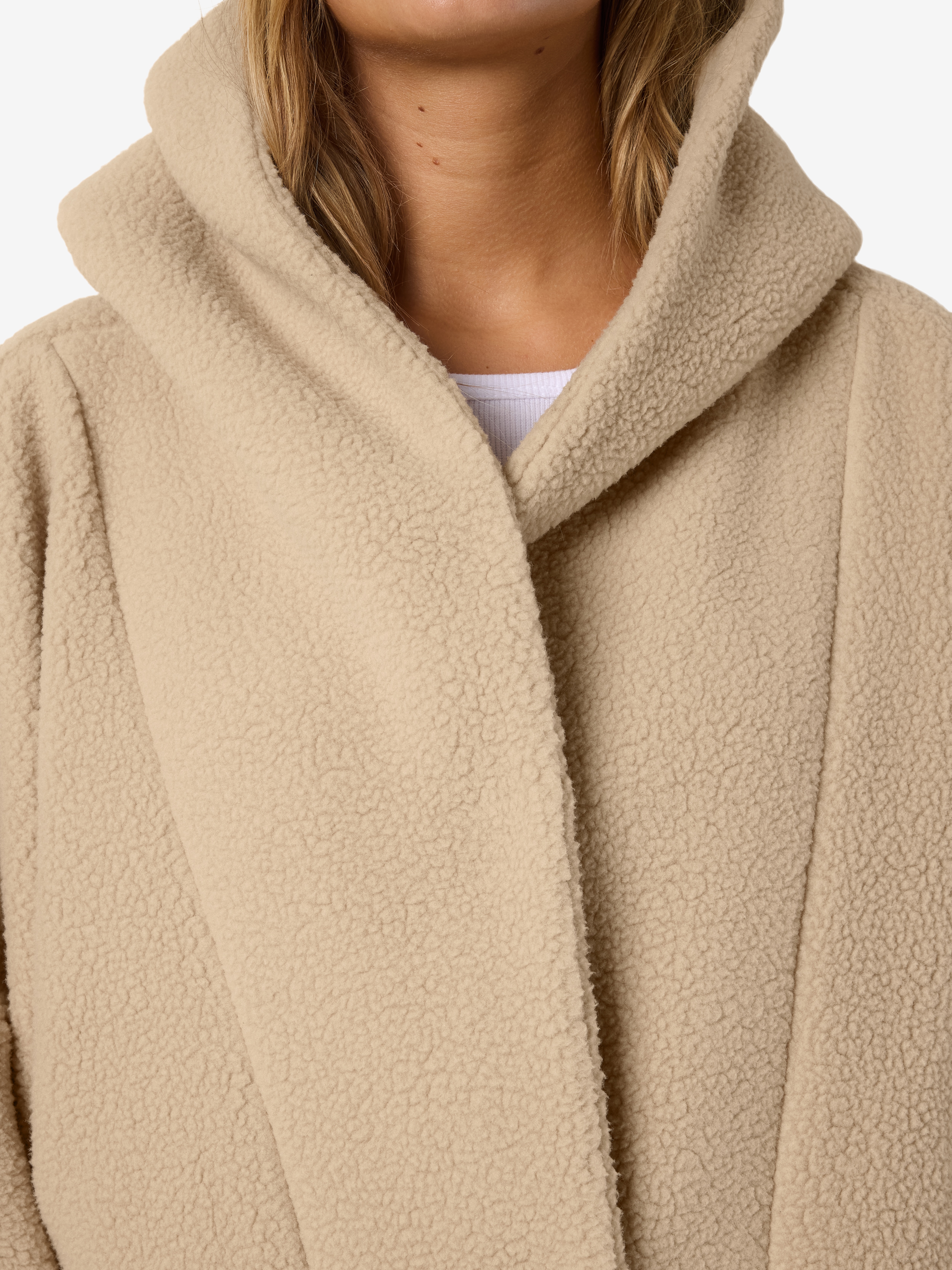 Thumbnail - Noisy may Kapuzensweatjacke "NMCOZY L/S LONG SHACKET W HOOD JRS NOOS"