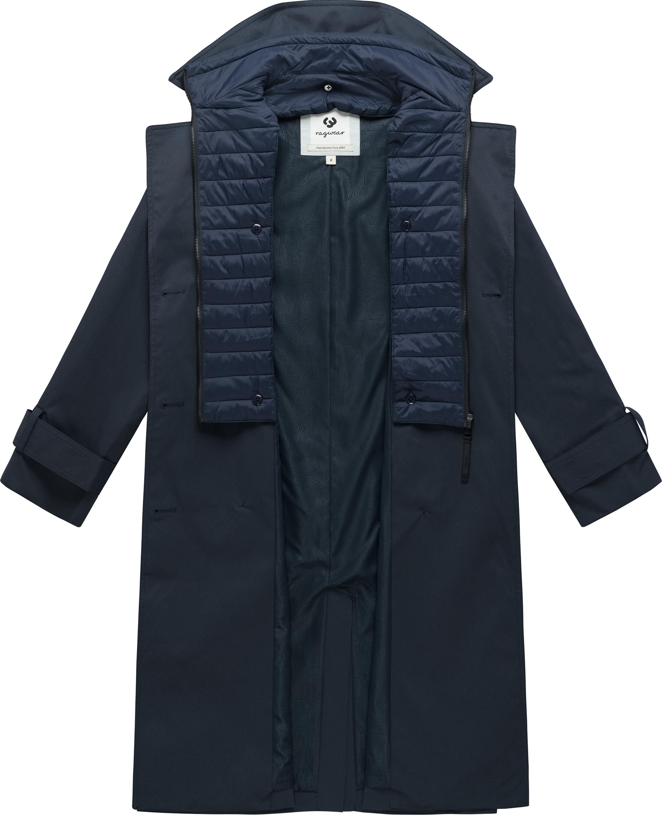 Ragwear Trenchcoat »Trenchie Y« Damen Übergangsmantel mit herausnehmbarem Inlay