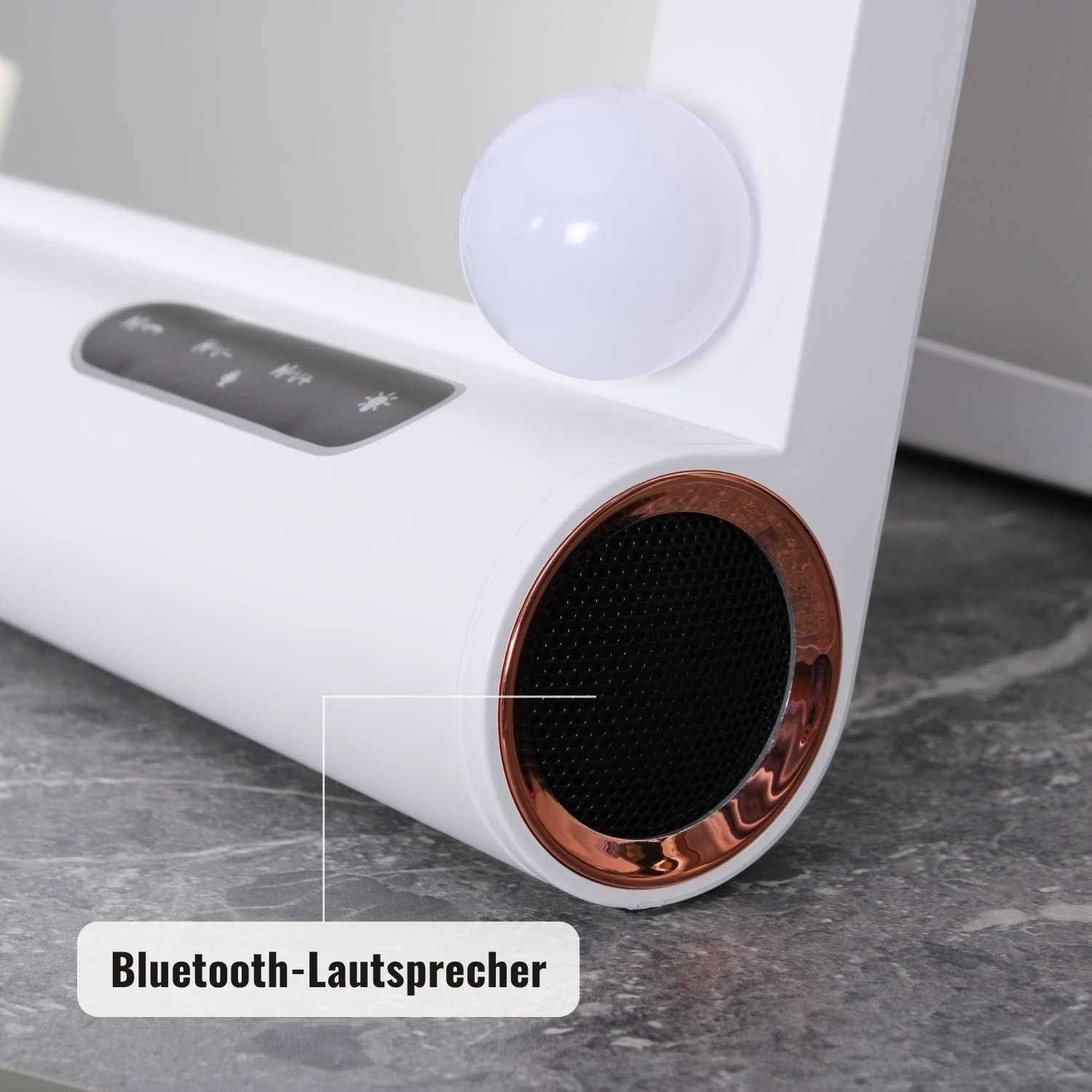Loevschall Schminkspiegel »Anna Hollywood Spiegel mit LED-Beleuchtung & Bluetooth-Lautsprecher«