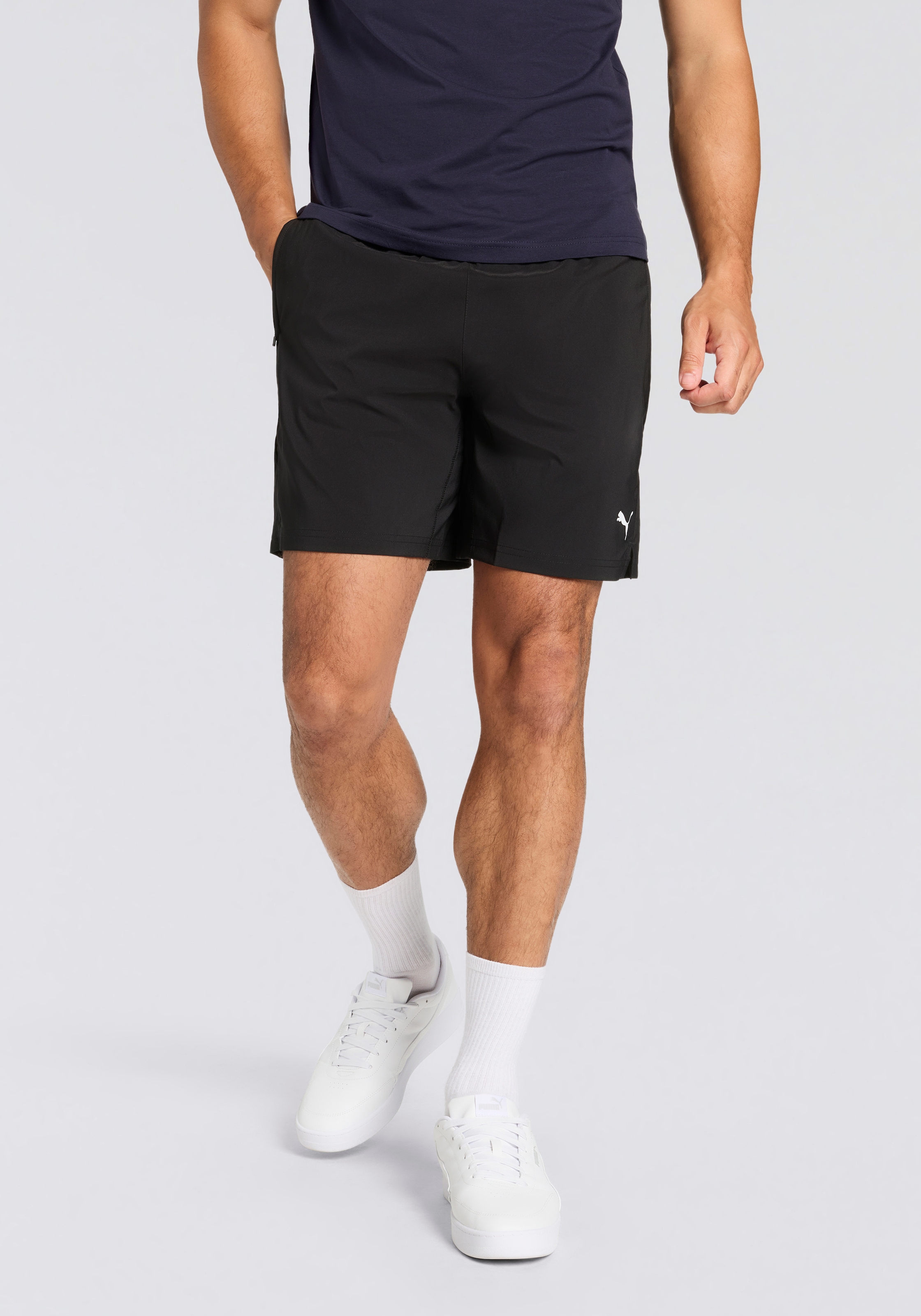 PUMA Trainingsshorts "M TAD FOUNDATIONS 7" WOVEN SHORT W/ ZIP POCKETS" günstig online kaufen