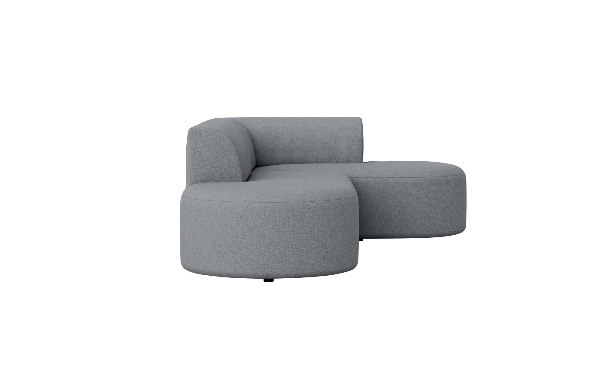 andas Ecksofa »Ecksofa Tvinne mit Ottomane links oder rechts bestellbar«, L-Form, mit Wellenunterfederung, BxTxH 260x170x73 cm